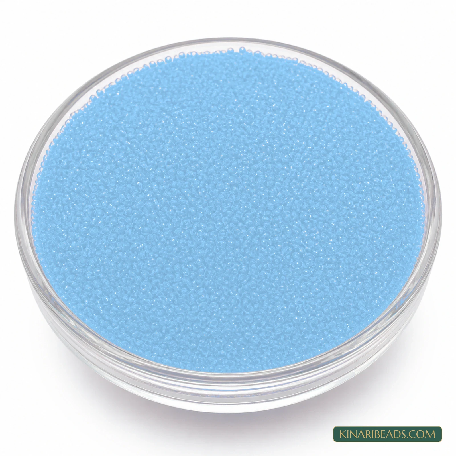 50 Gm Preciosa 11/0 Opaque Czech Glass Seed Beads - Light Blue colour