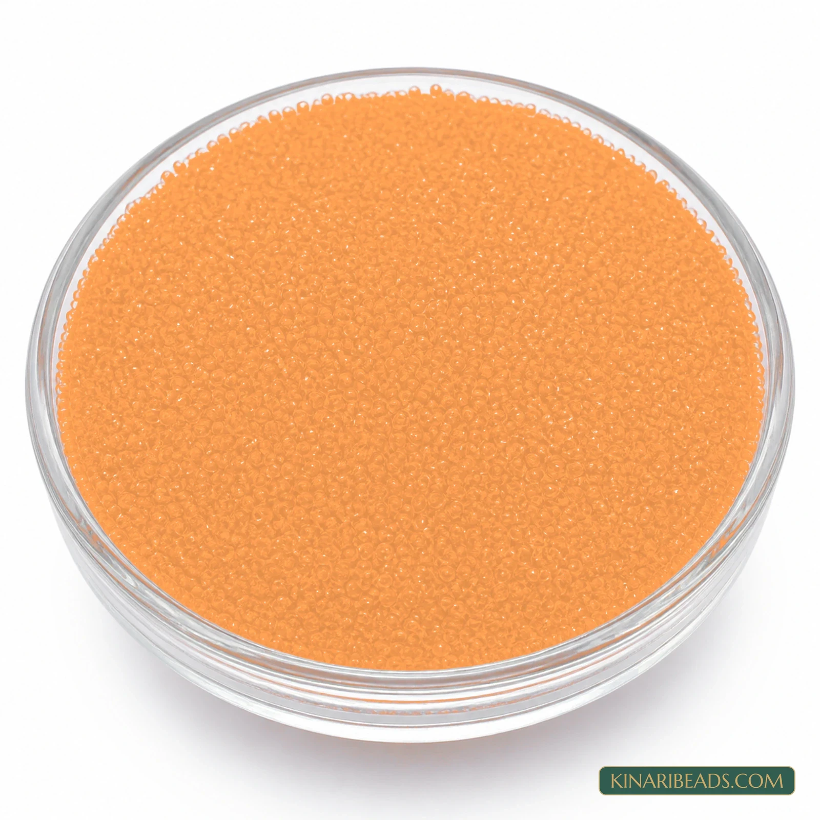 50 Gm Preciosa 11/0 Opaque Czech Glass Seed Beads - Light Orange colour