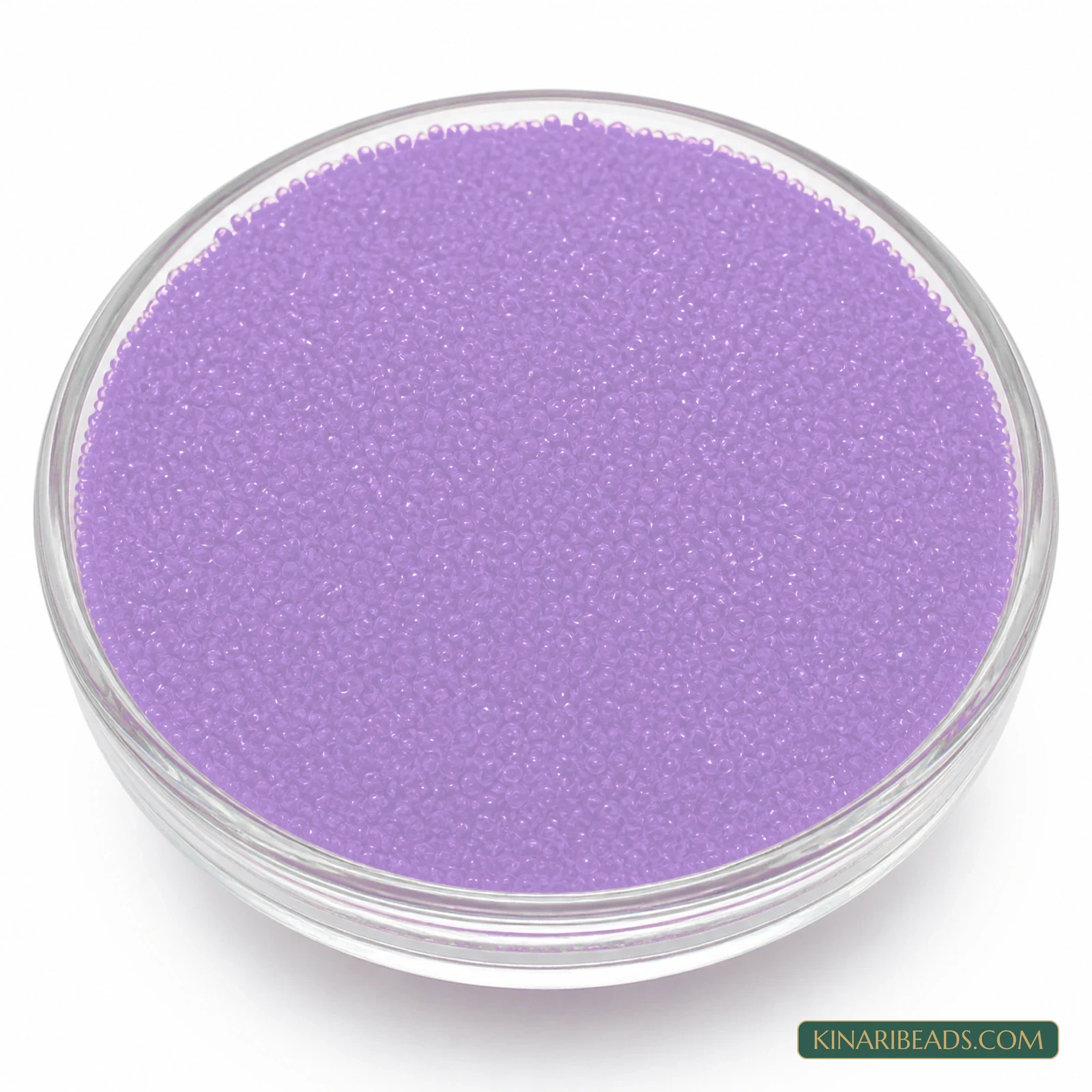 50 Gm Preciosa 11/0 Opaque Czech Glass Seed Beads - Light Purple colour