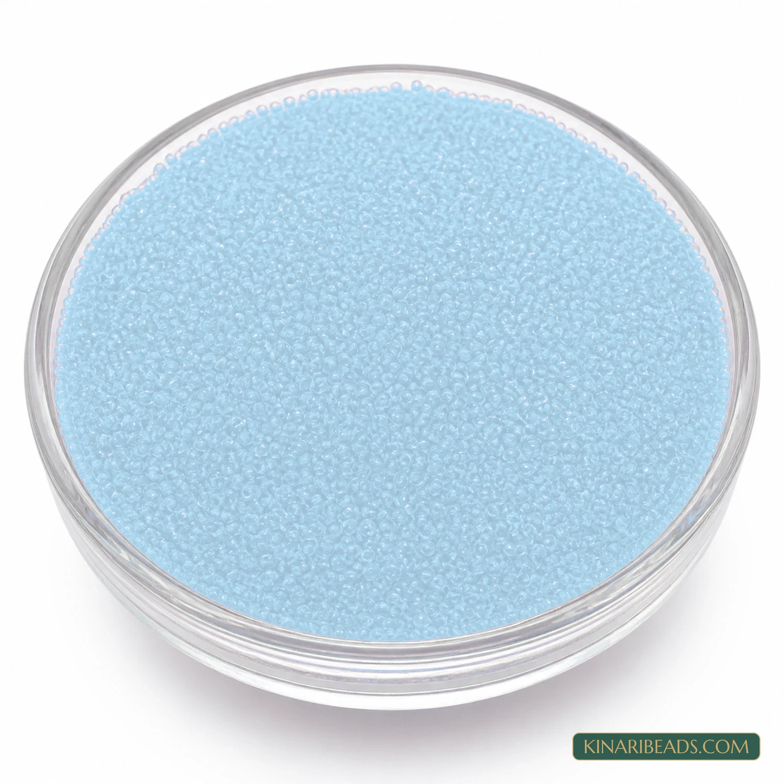 50 Gm Preciosa 11/0 Opaque Czech Glass Seed Beads - Pale Blue colour