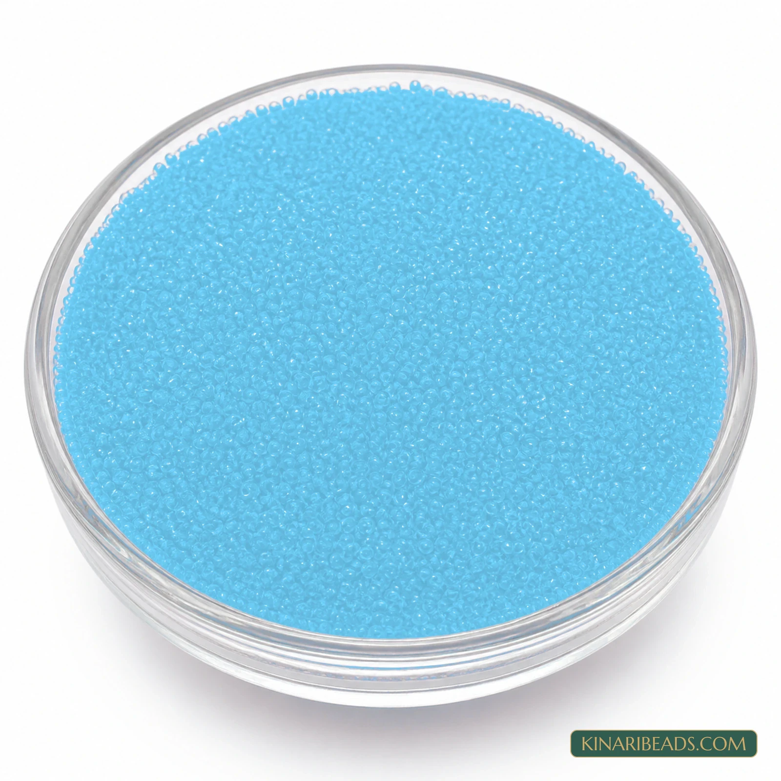 50 Gm Preciosa 11/0 Transparent Czech Glass Seed Beads - Sky Blue colour