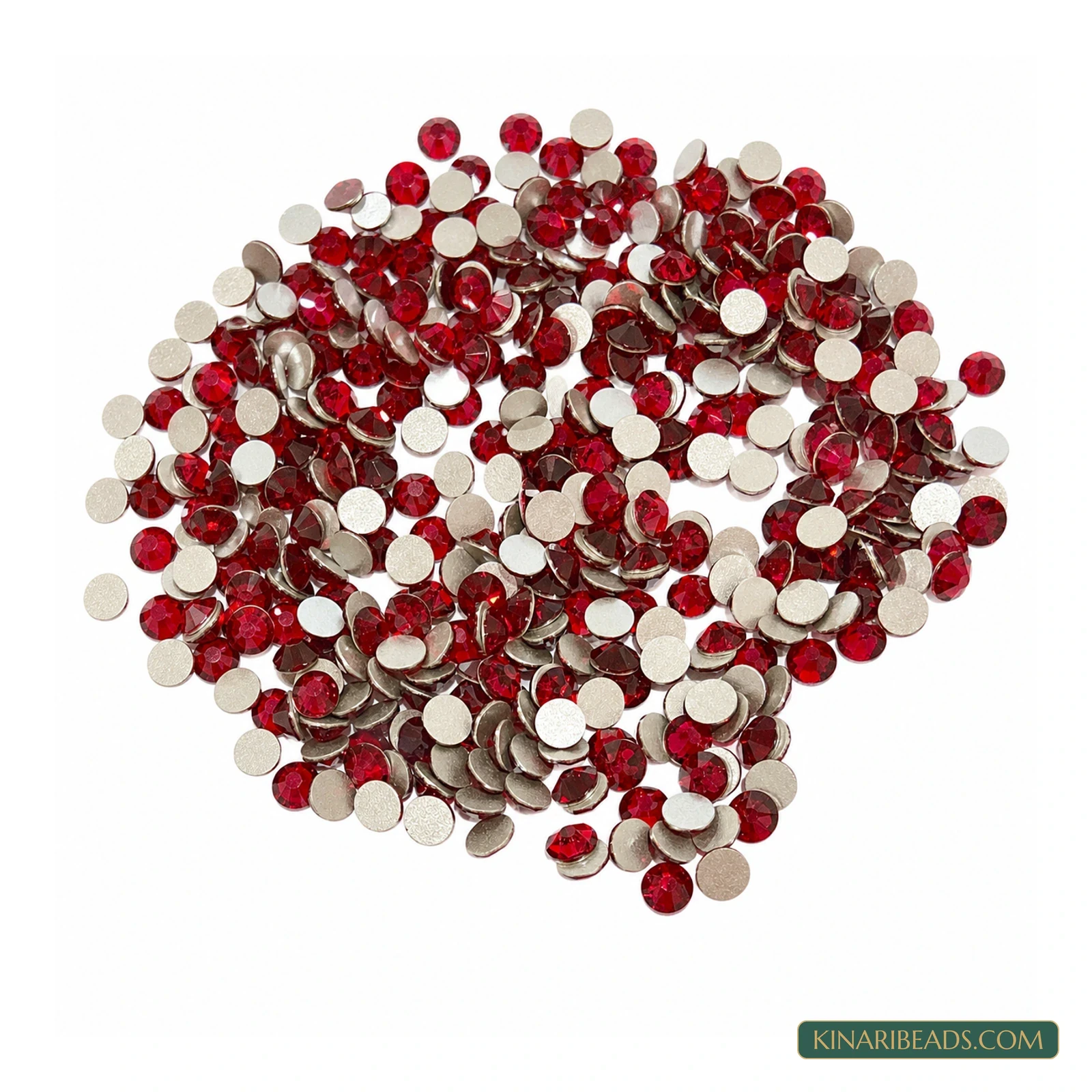 6mm Flat-Round Acrylic Cabochon Stones – 50g