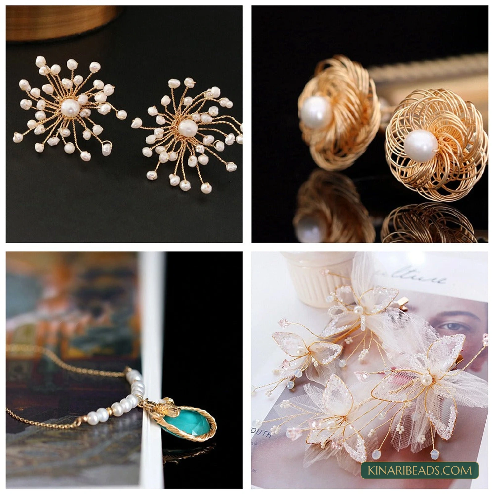 Aluminium Wire Wrapping Jewellery Kit with Side-Cutting Pliers product image