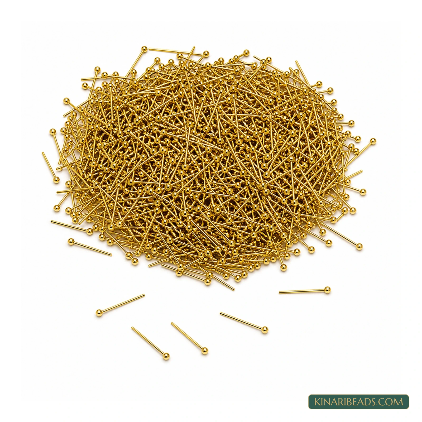 Brass Ball Head Pins 1 Inch – 50g Pack
