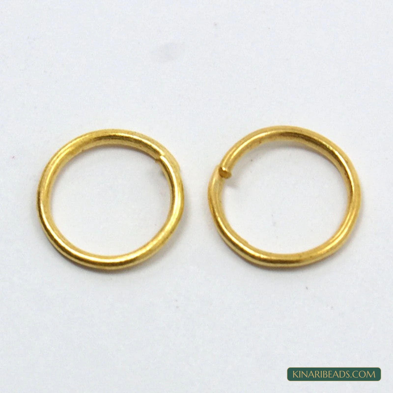 Brass Open Jump Rings Kit – 6 Sizes, Golden product image