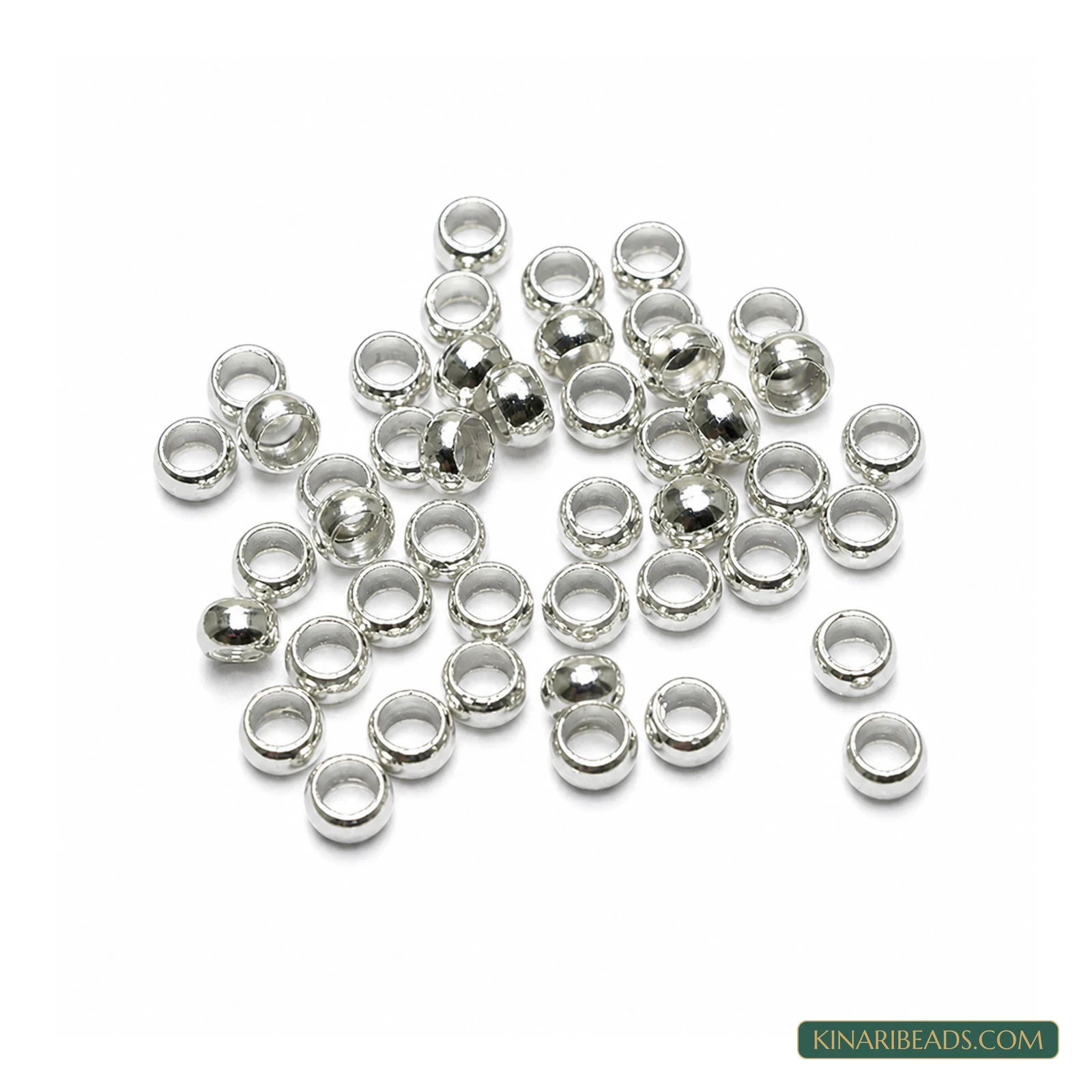 Brass Round Crimp Beads – 2mm, 720 Pack