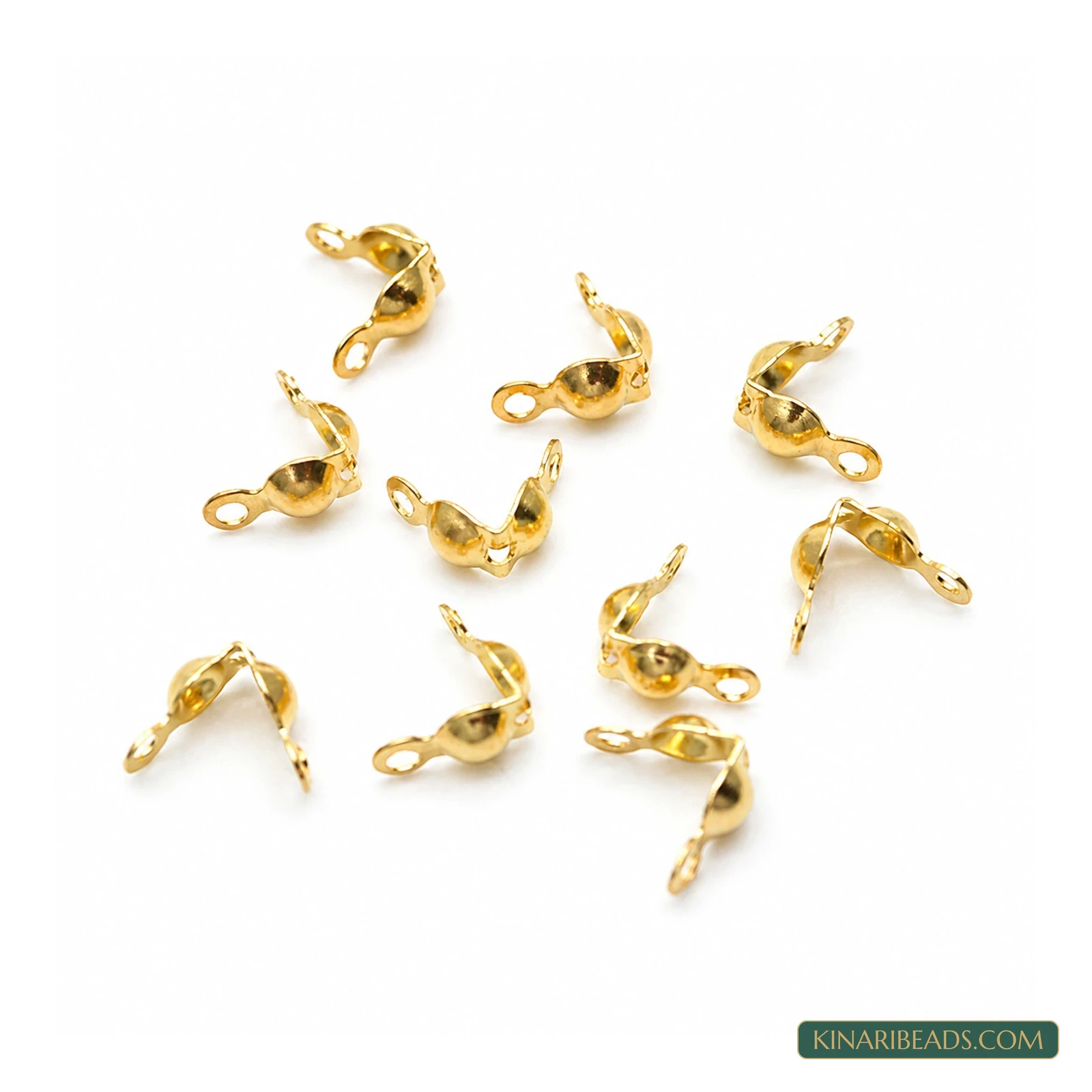 Clamshell Bead Tip Knot Covers – 3mm product image