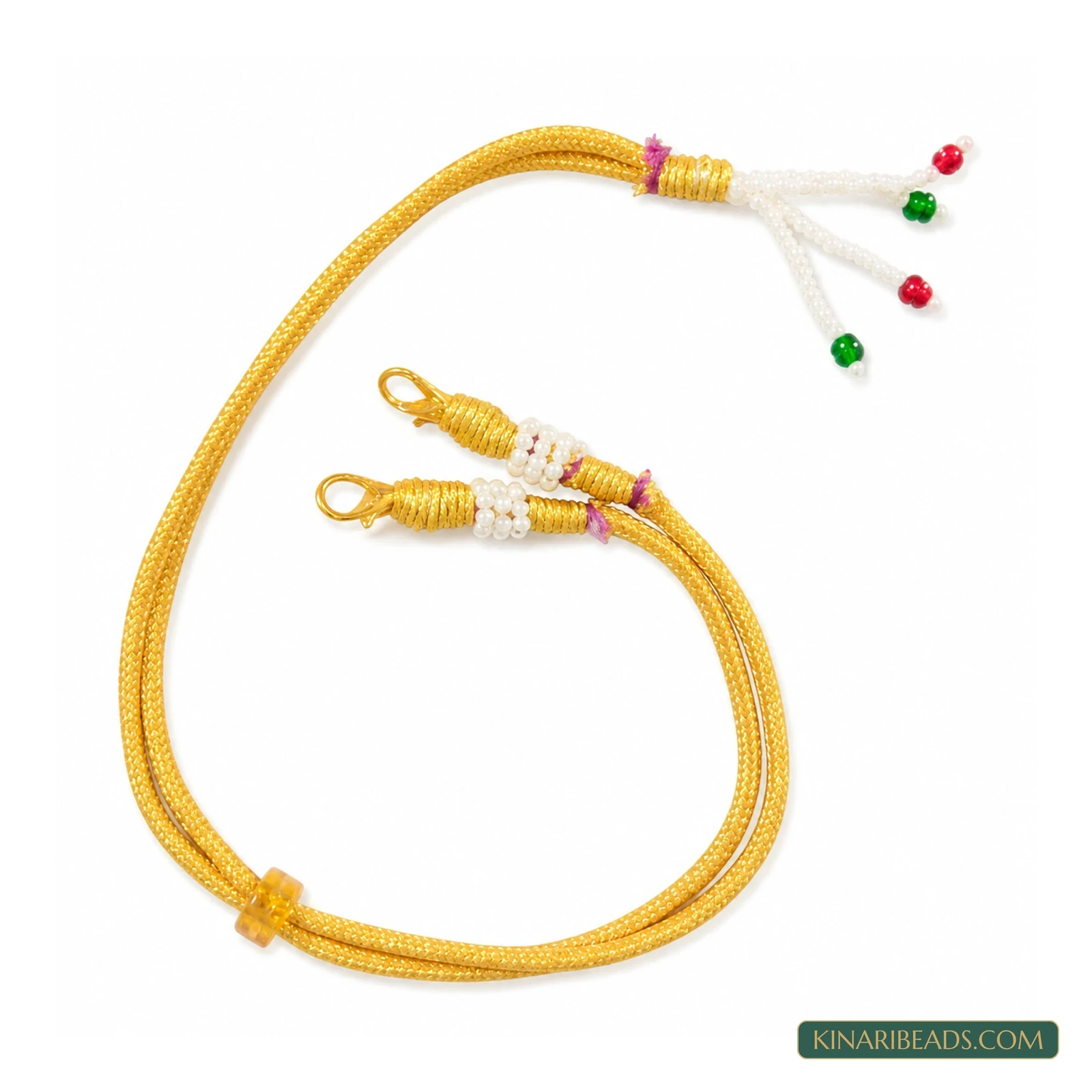 Classic Golden Zari Necklace Dori – Pack of 4
