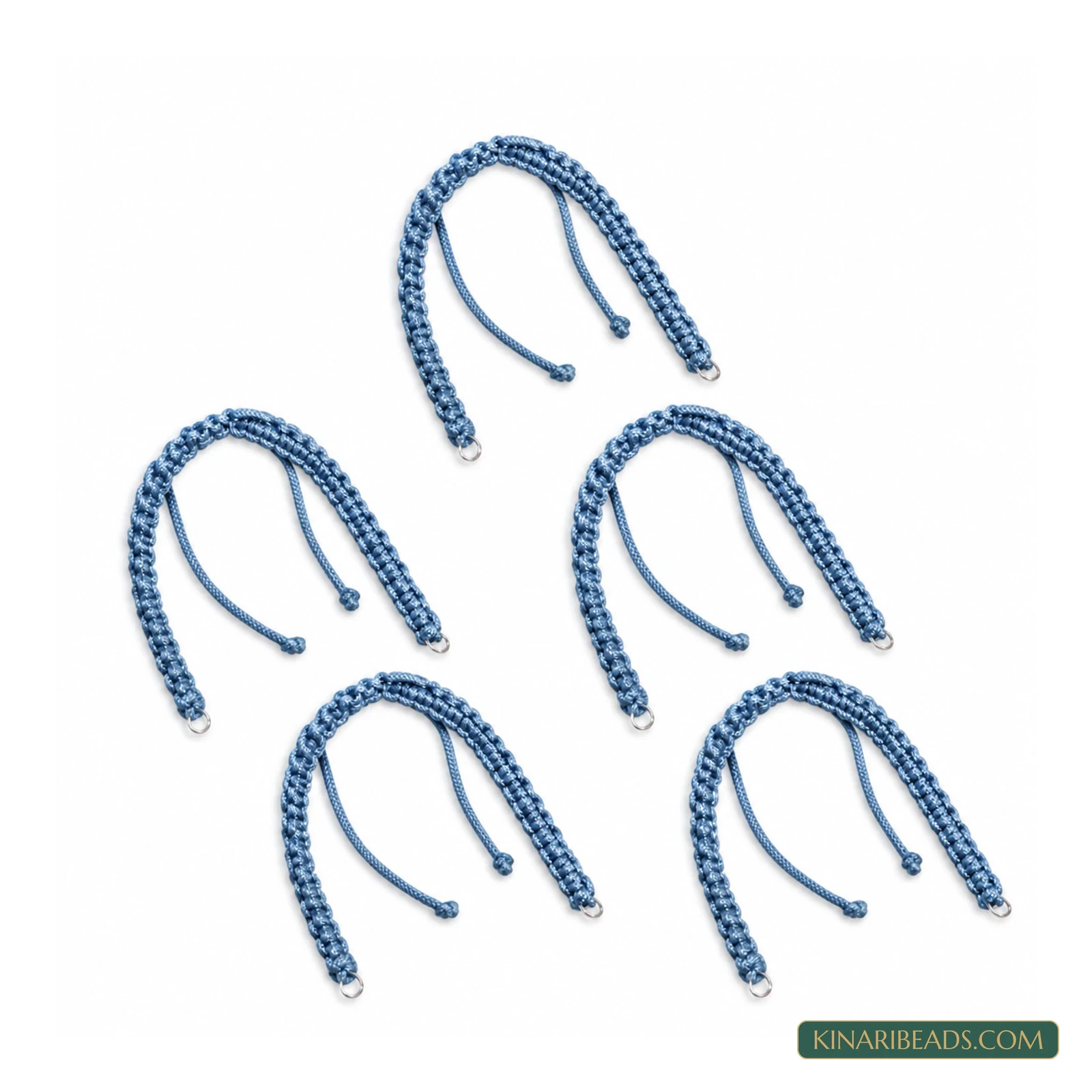 Coloured Rakhi Bracelet Extender Threads – Pack of 5 - Blue colour