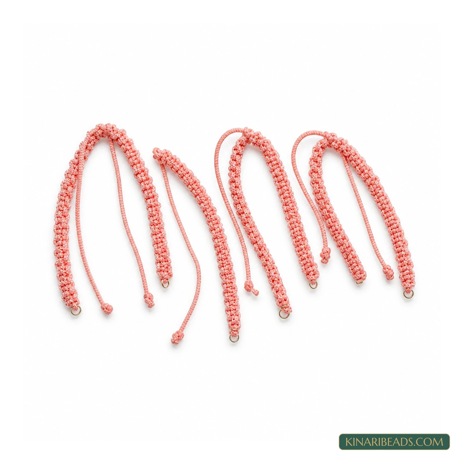 Coloured Rakhi Bracelet Extender Threads – Pack of 5 - Pink colour