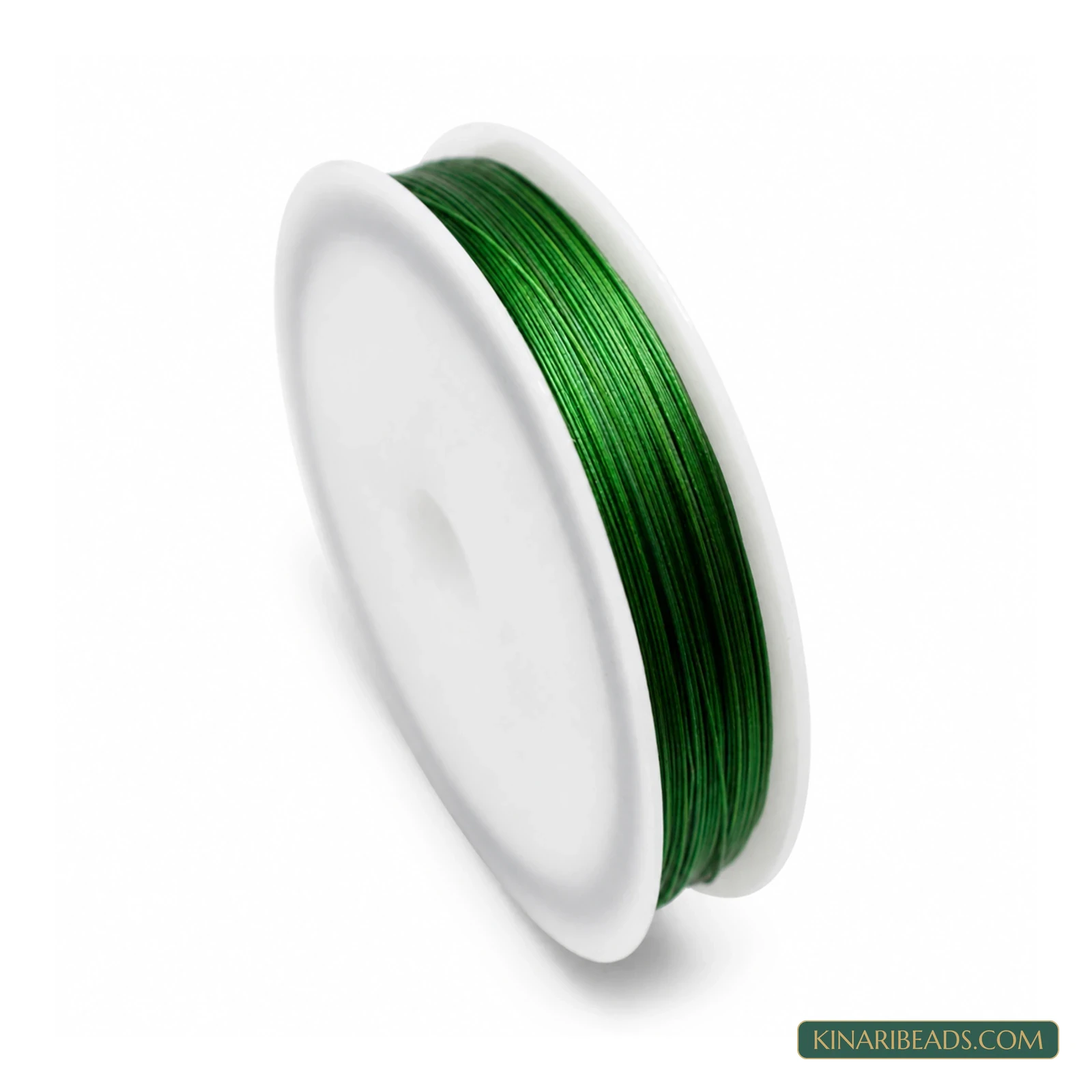 Coloured Tiger Tail Beading Wire – 0.45mm, 100m - Green colour