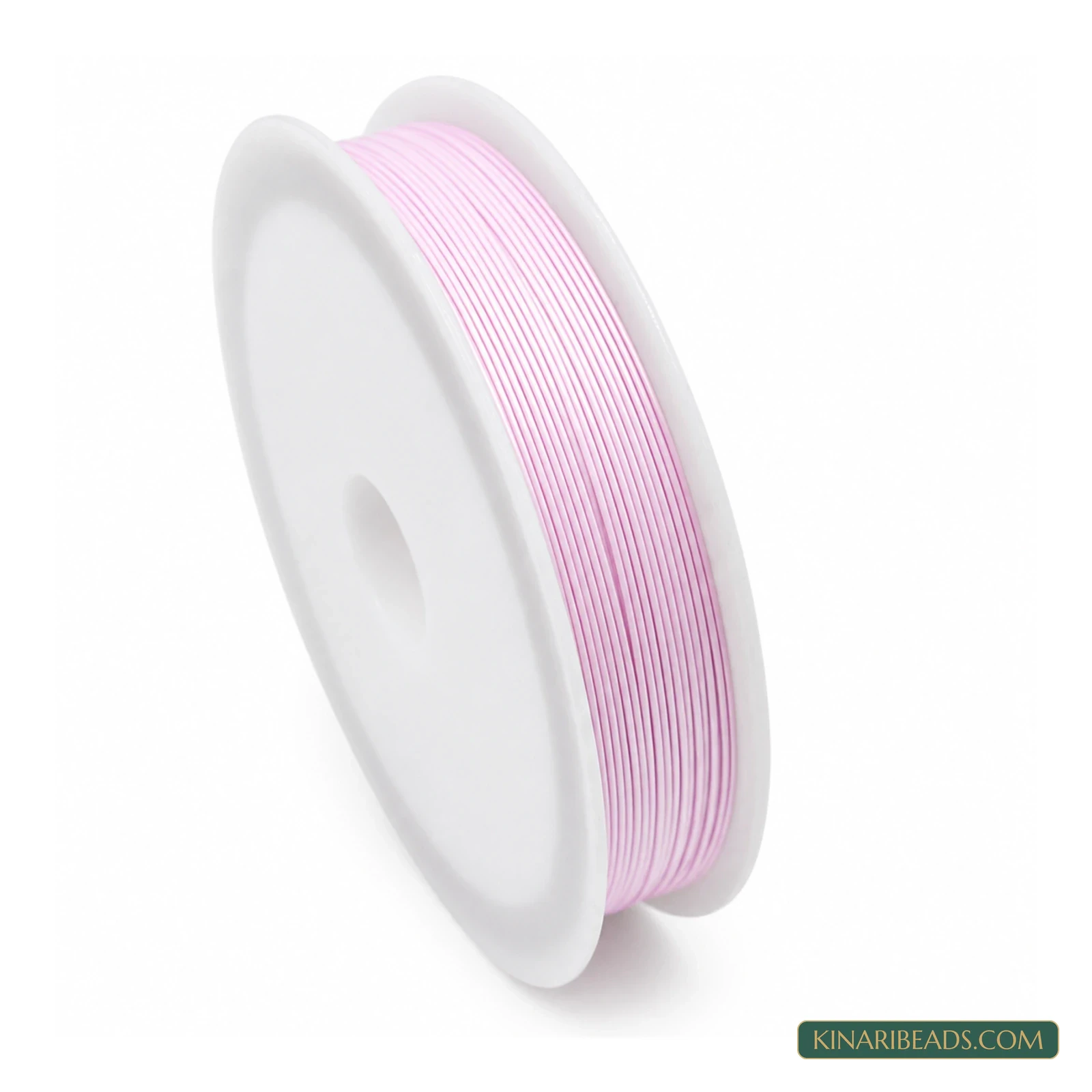 Coloured Tiger Tail Beading Wire – 0.45mm, 100m - Pink colour