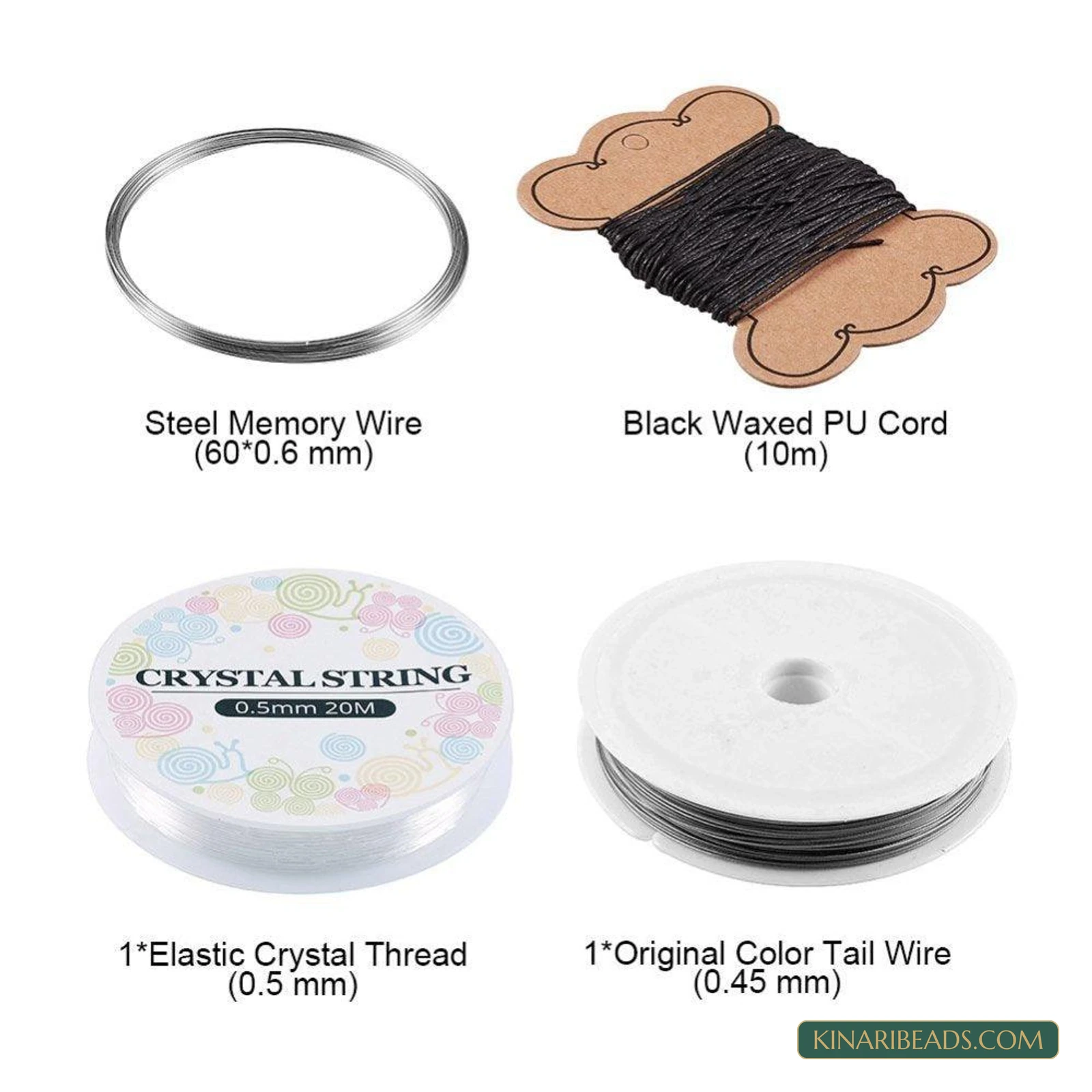 Complete Jewellery Making Starter Kit with Tools, Wire, Cord & Findings product image