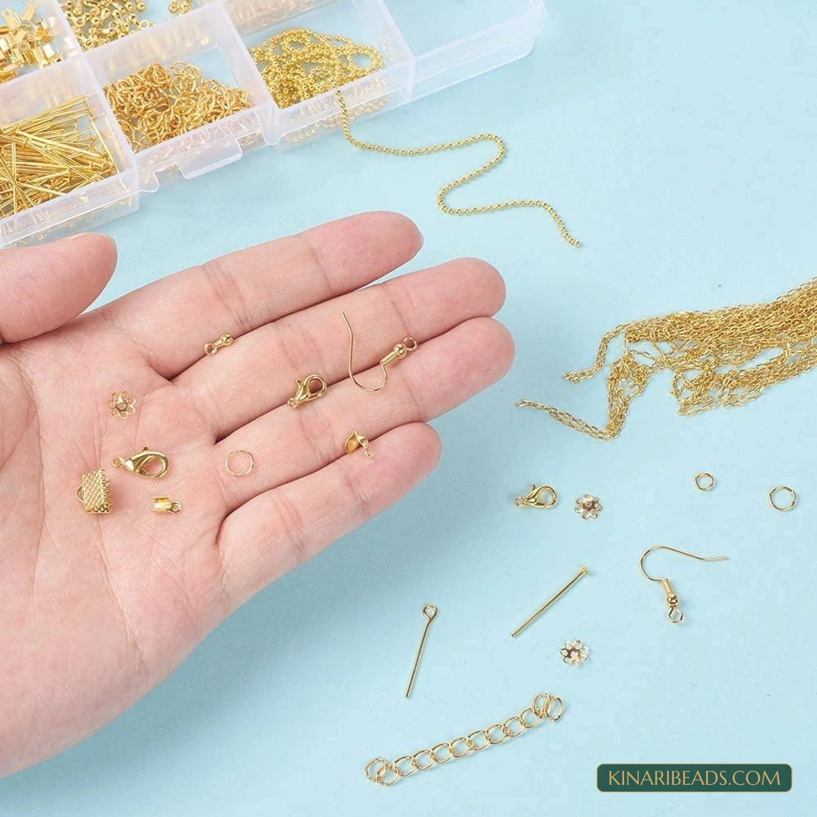 Complete Metal Jewellery Findings Mix Box product image