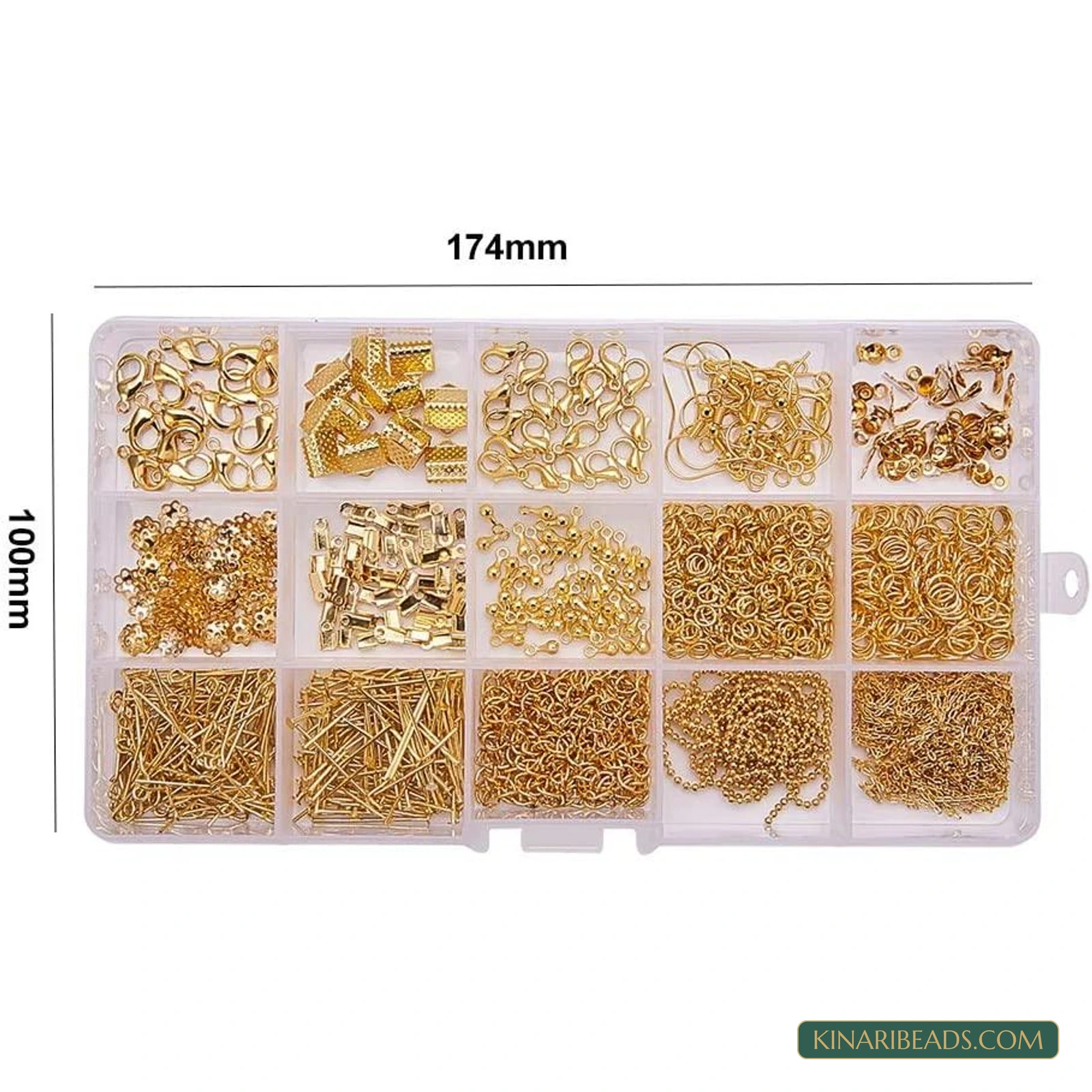 Complete Metal Jewellery Findings Mix Box product image