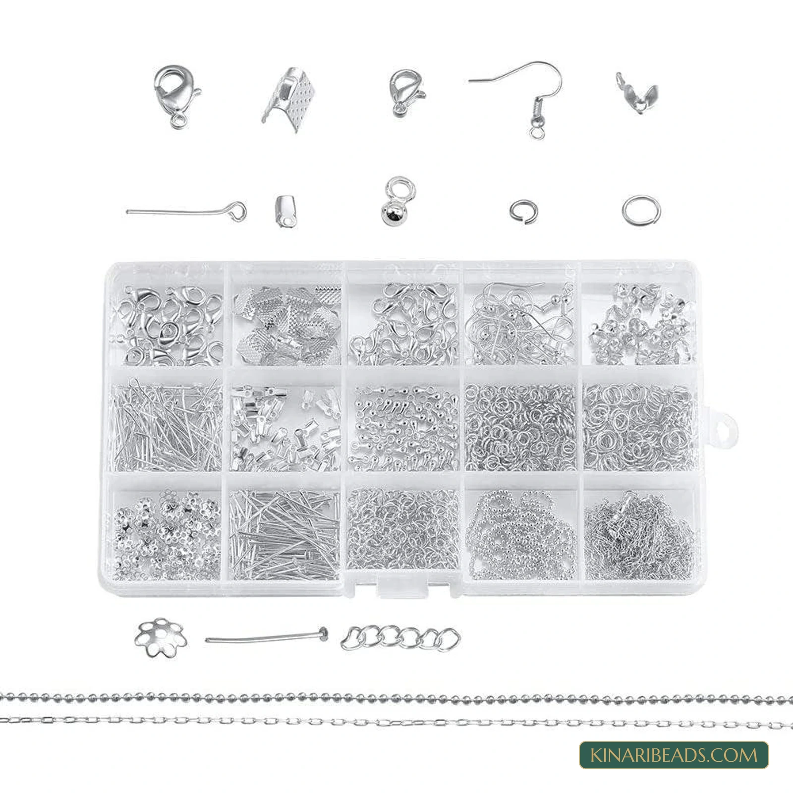 Complete Metal Jewellery Findings Mix Box product image