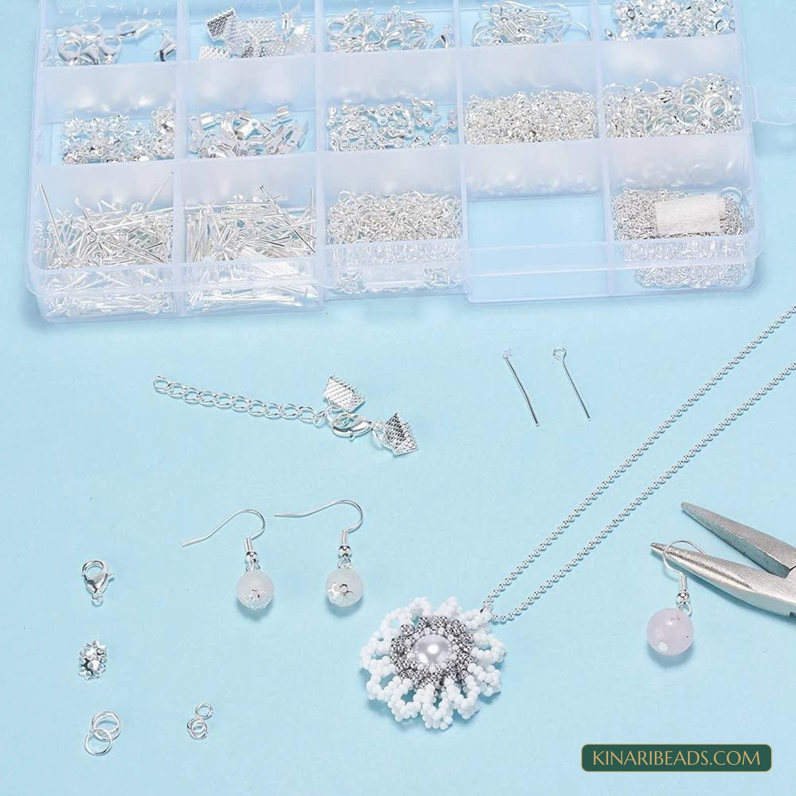 Complete Metal Jewellery Findings Mix Box product image