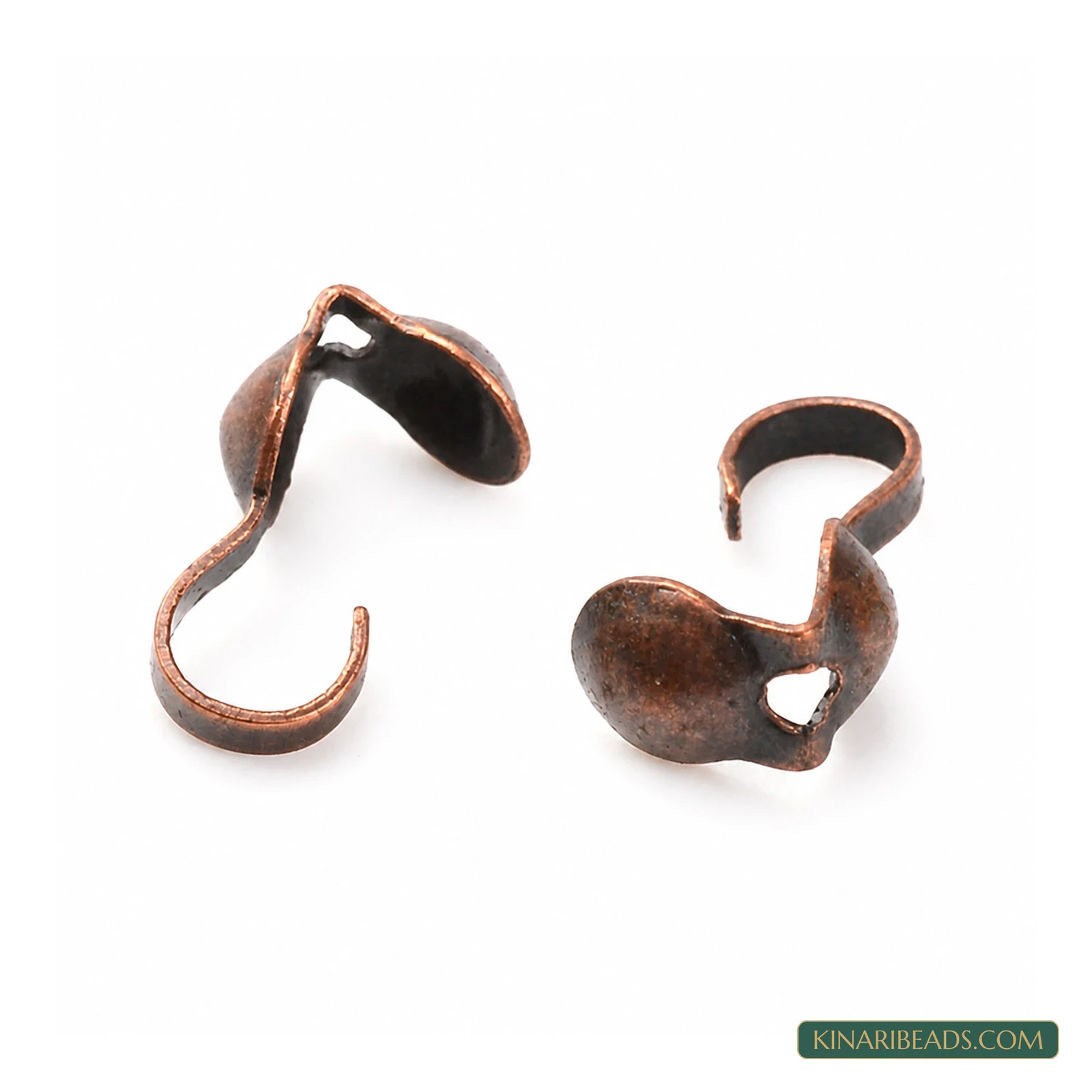 Copper Clamshell Knot Covers – 3mm