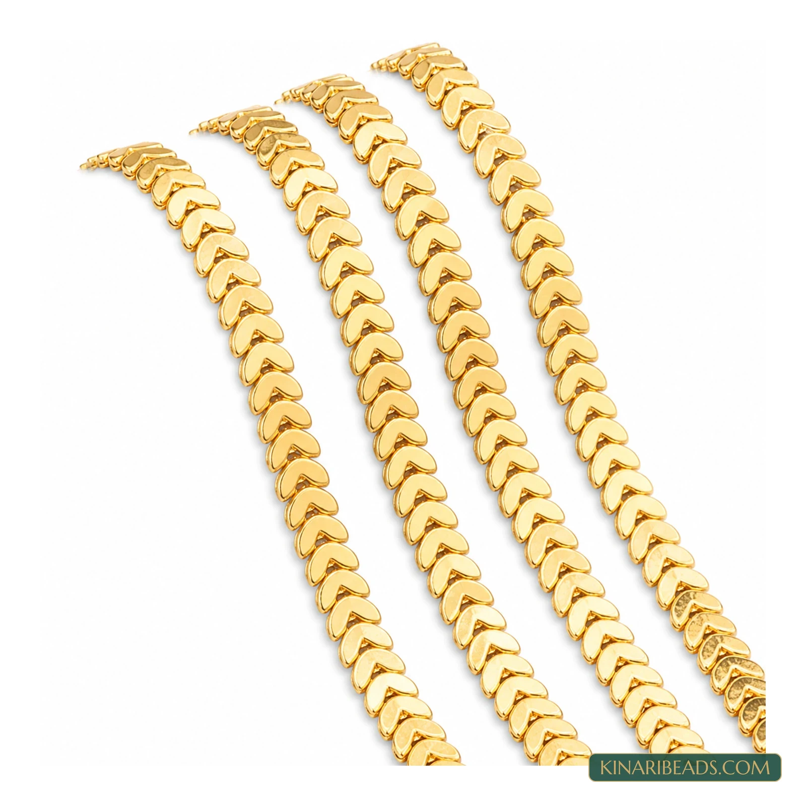 Designer Leaf Metal Chain – 6×3mm, 100g