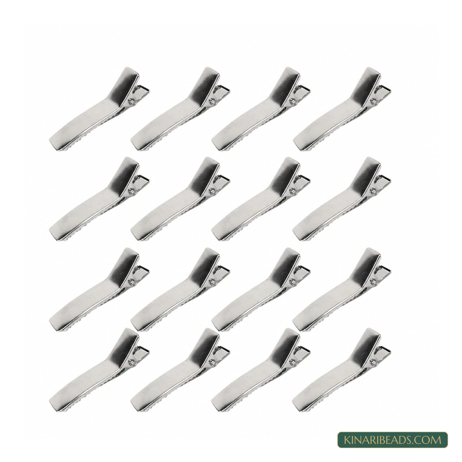 Flat Alligator Hair Clips – 20 Pack