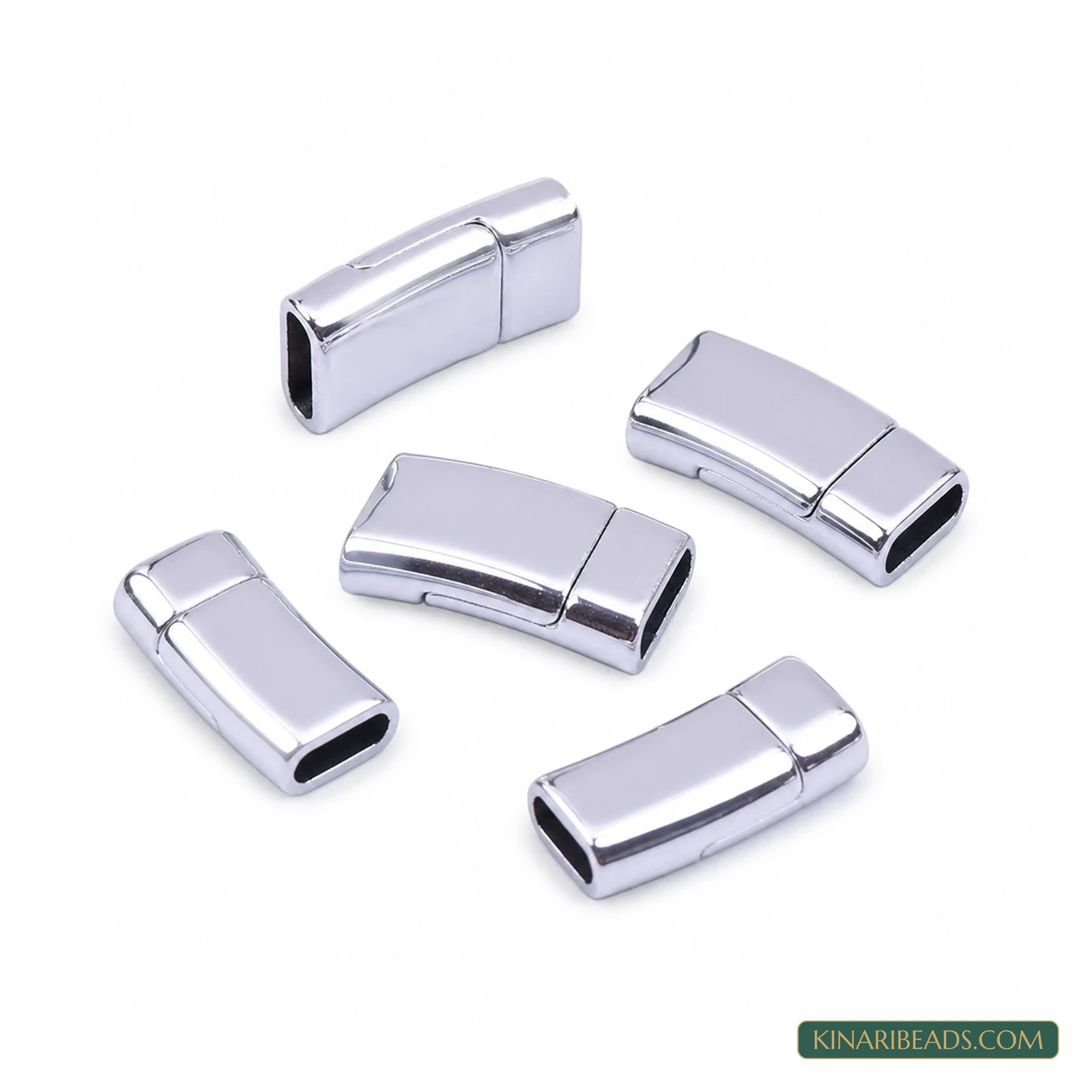 Flat Magnetic Jewellery Clasp Connectors – 5 Pcs product image