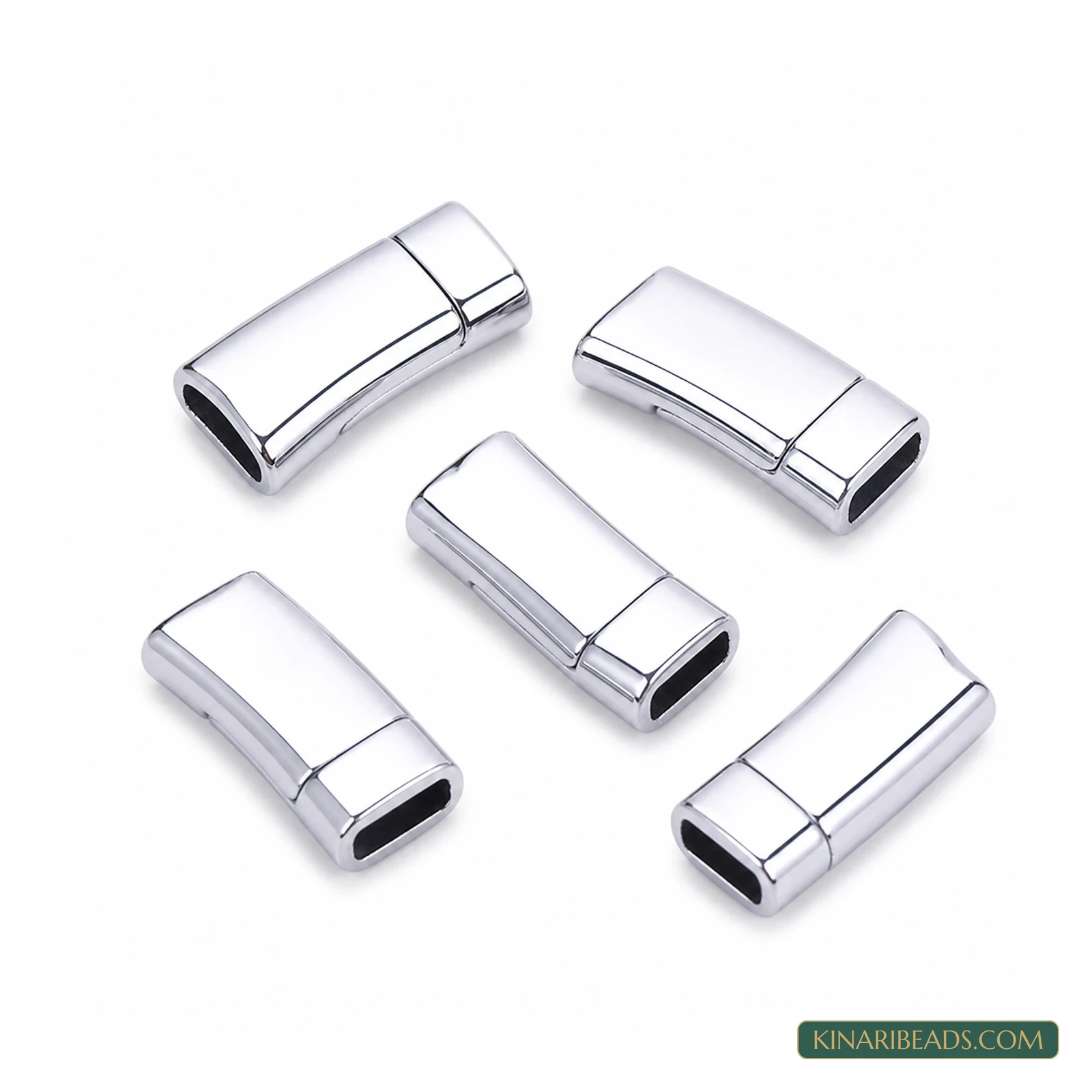 Flat Magnetic Jewellery Clasp Connectors – 5 Pcs product image