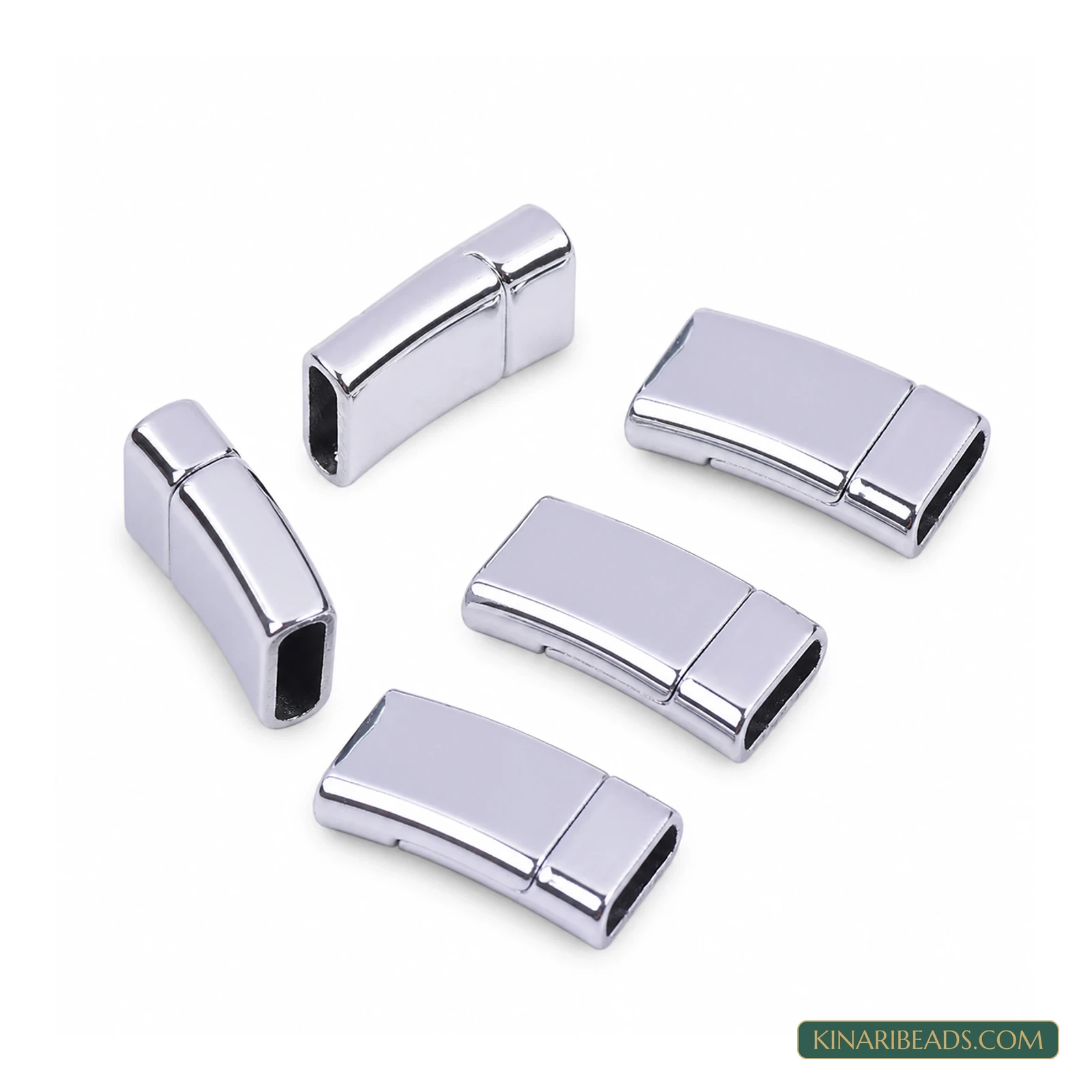 Flat Magnetic Jewellery Clasp Connectors – 5 Pcs product image