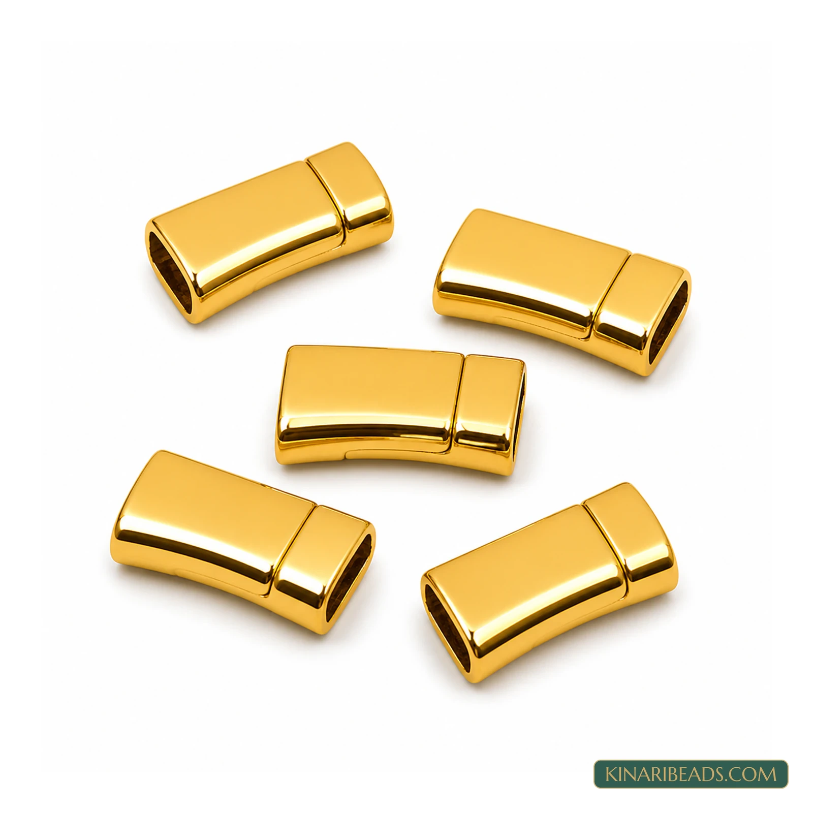 Flat Magnetic Jewellery Clasp Connectors – 5 Pcs product image