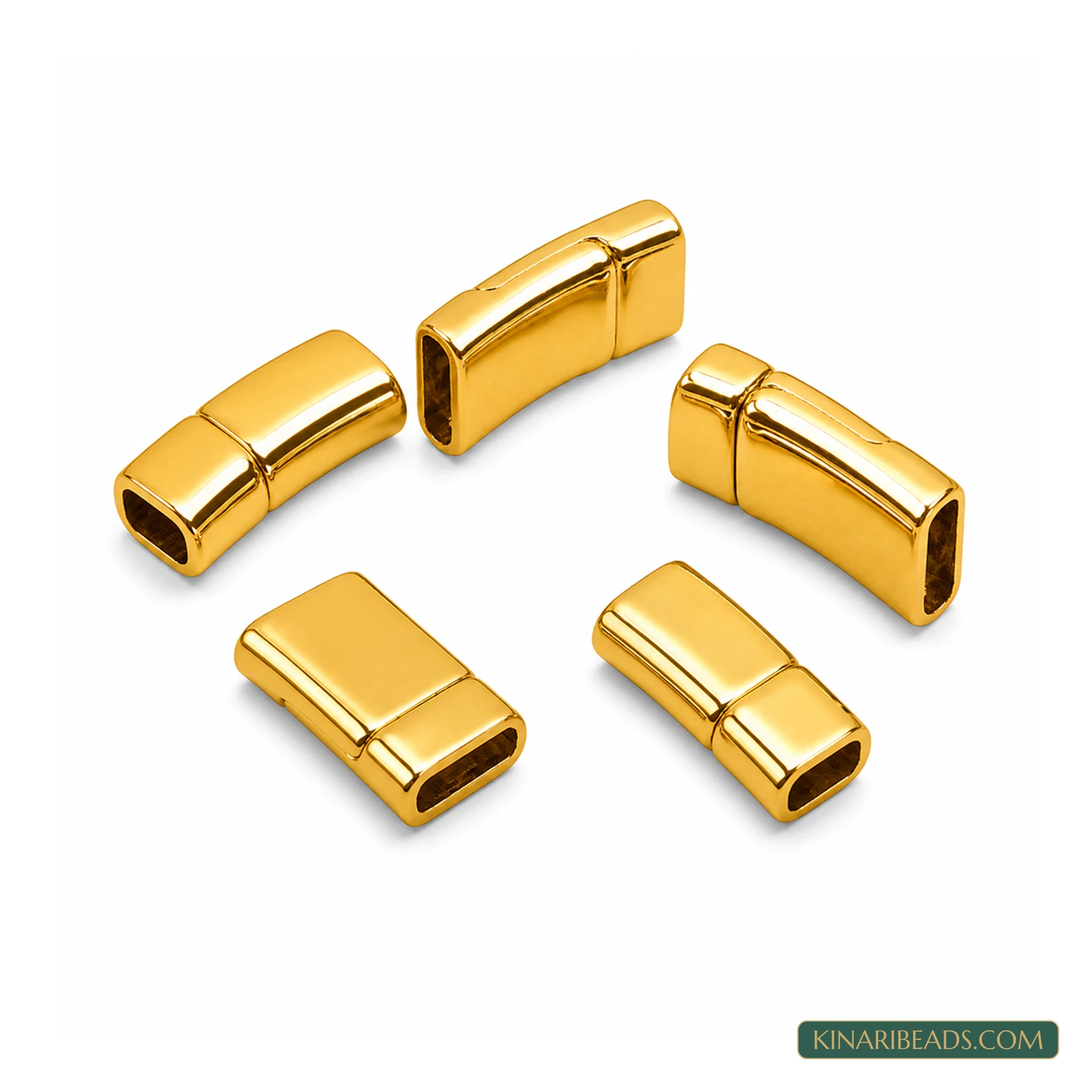 Flat Magnetic Jewellery Clasp Connectors – 5 Pcs product image