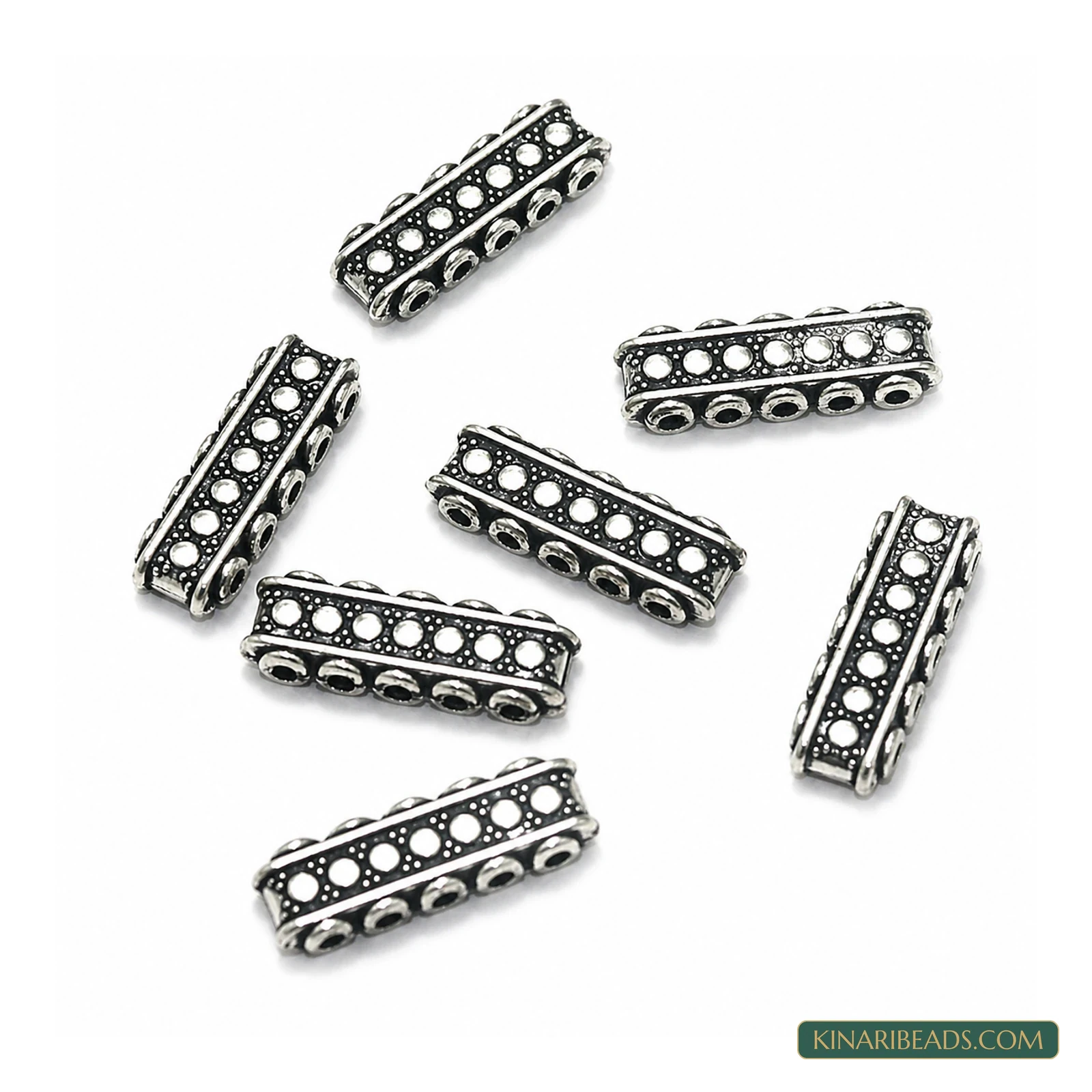 German Silver 5-Hole Spacer Bar – 22x7mm product image