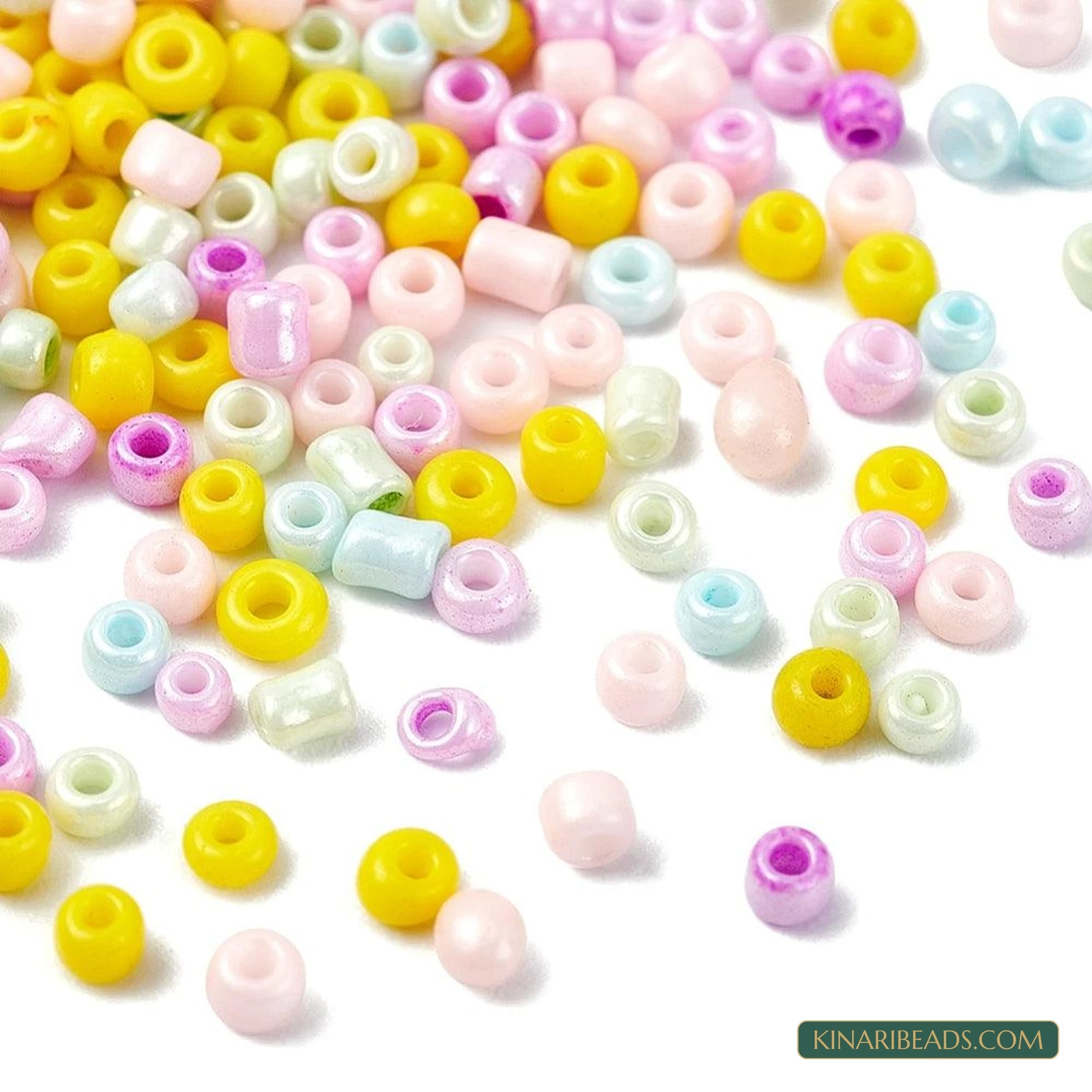 Glass Seed, Heishi & Acrylic Beads Bracelet Making Kit product image