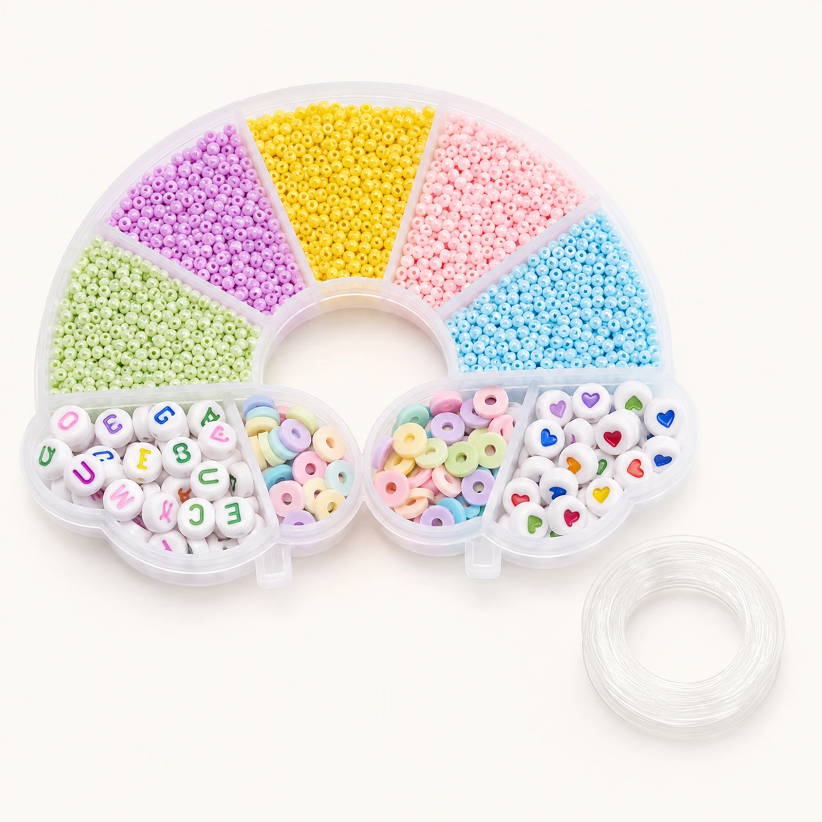Glass Seed, Heishi & Acrylic Beads Bracelet Making Kit