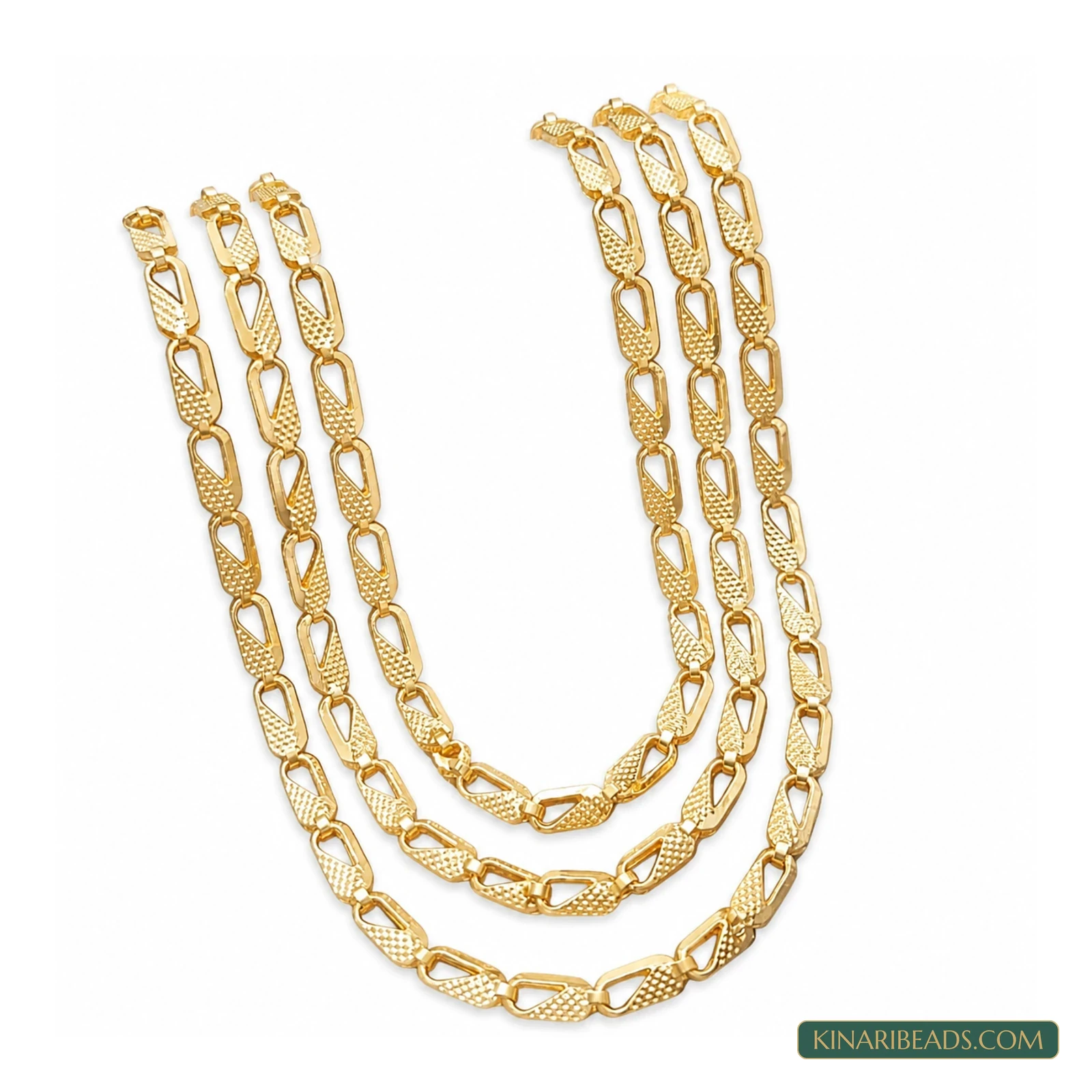 Golden Designer Link Chain – 9×4mm, 100g