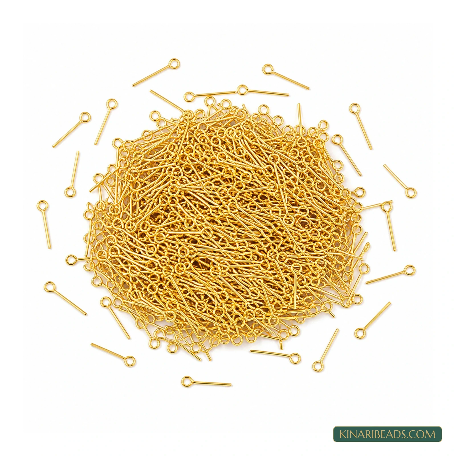 Golden Eye Pins 15mm – 100g Bulk Pack