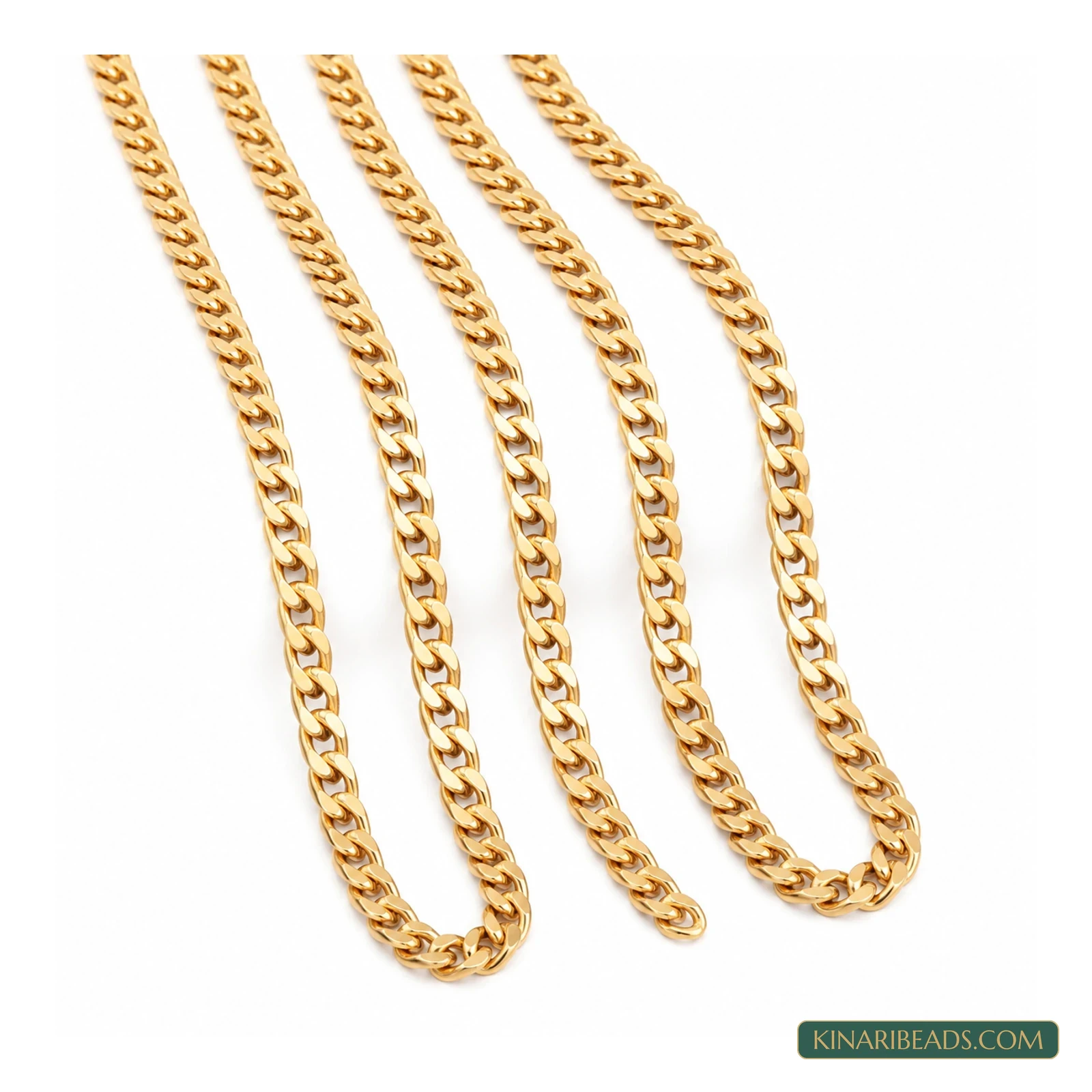 Golden Jewellery Link Chain – 5×4mm, 100g