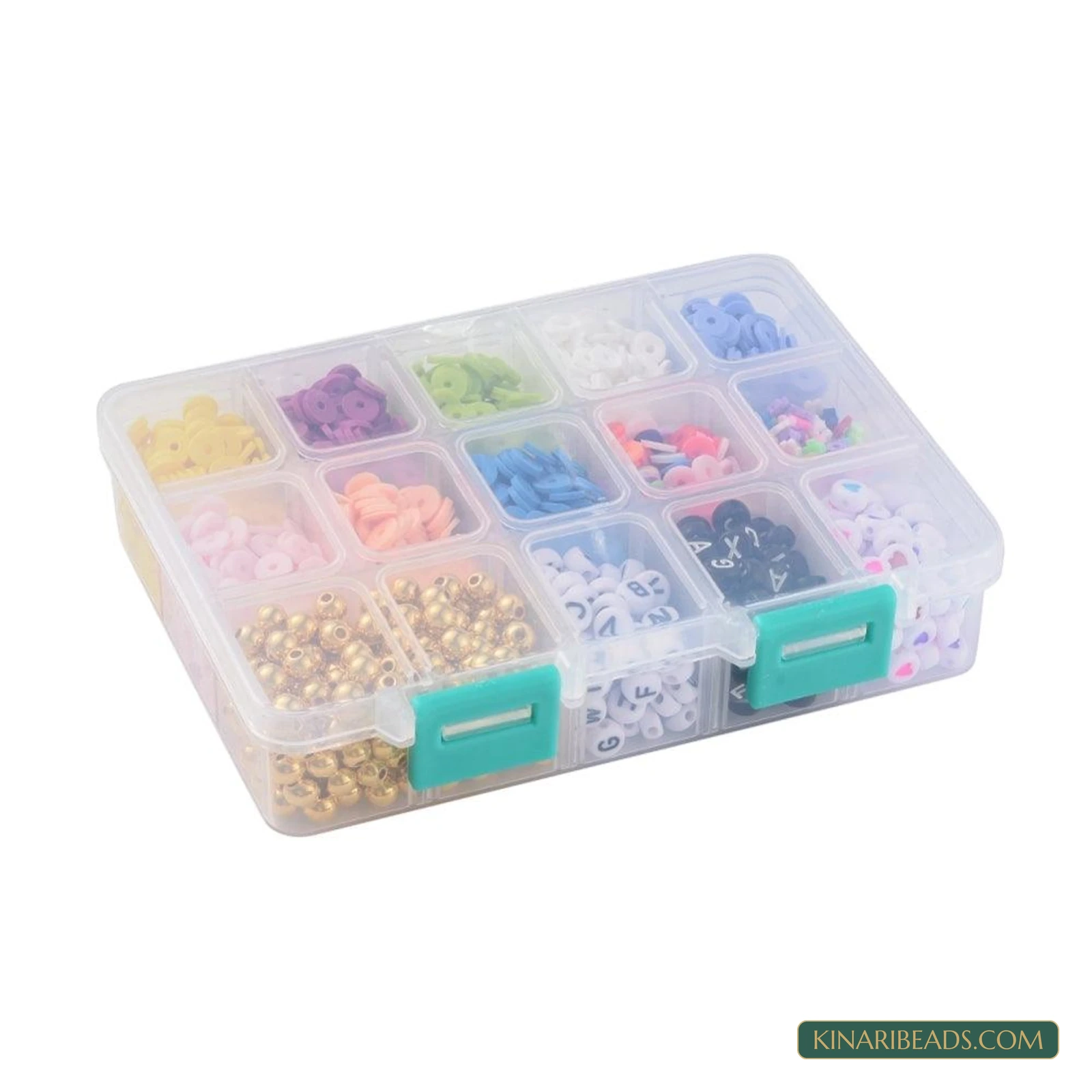 Heishi, Flower, Letter & CCB Beads Bracelet Making Kit product image