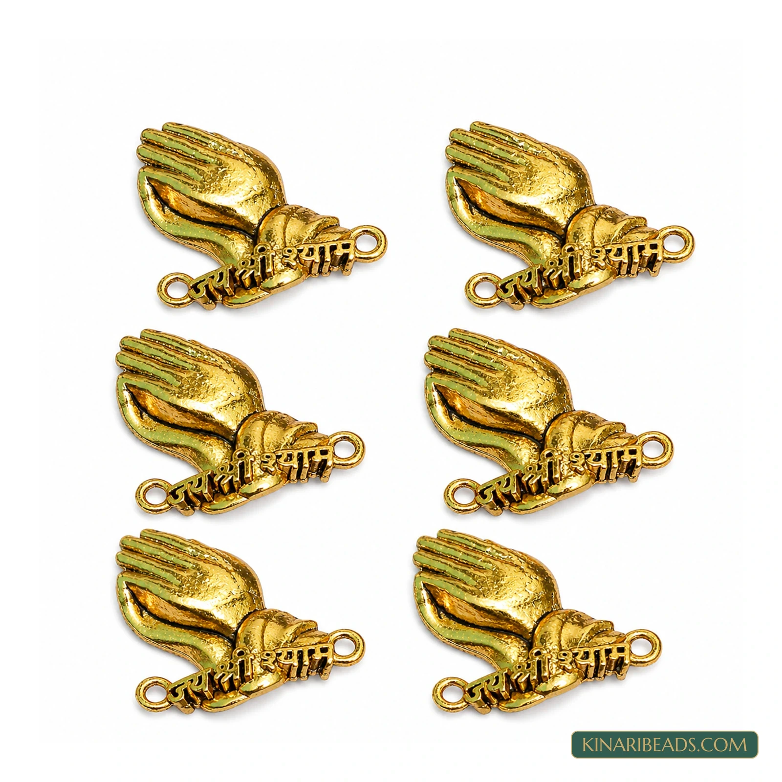 Jai Shree Shyam Meenakari Rakhi Connectors – 6 Pack