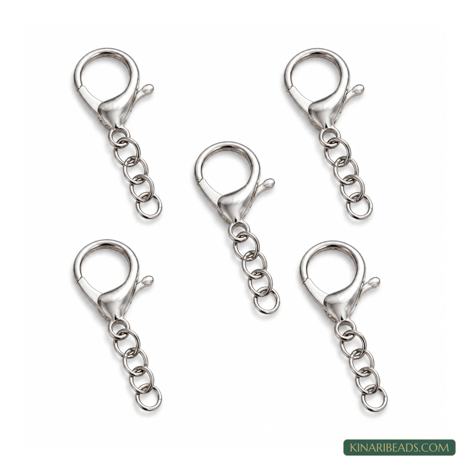 Lobster Claw Jewellery Clasps Chain Extender – 5 Pcs