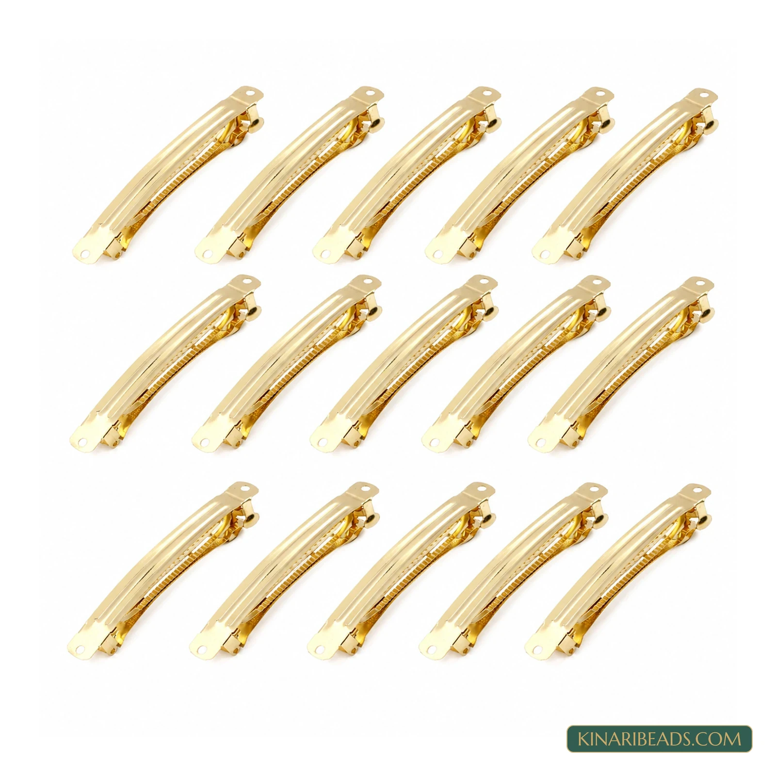 Metal Barrette Hair Clip Bases – 20 Pack product image
