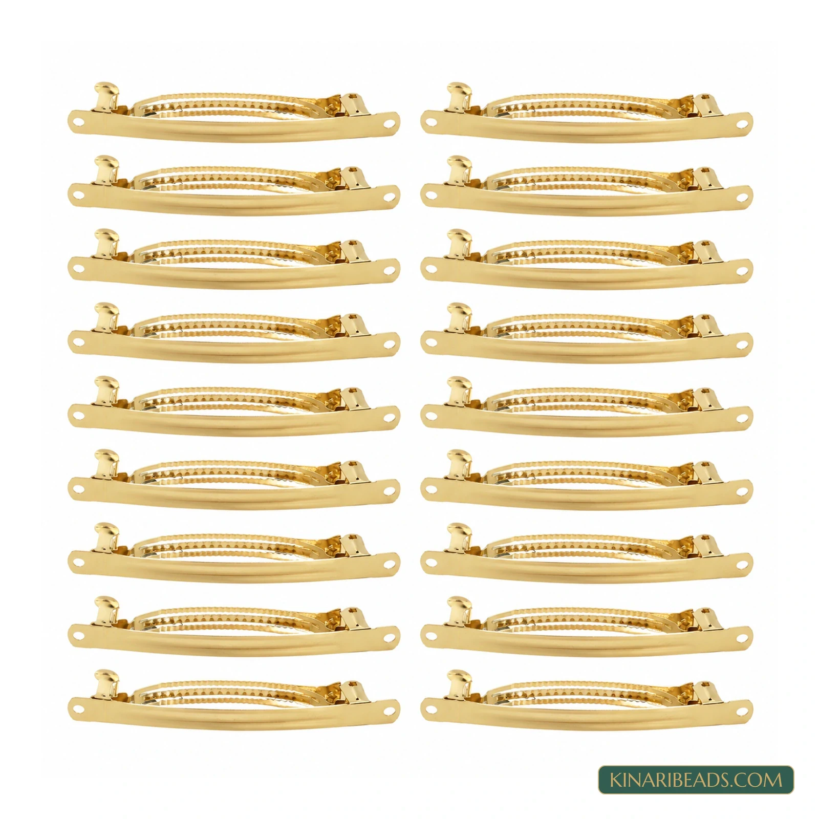 Metal Barrette Hair Clip Bases – 20 Pack product image