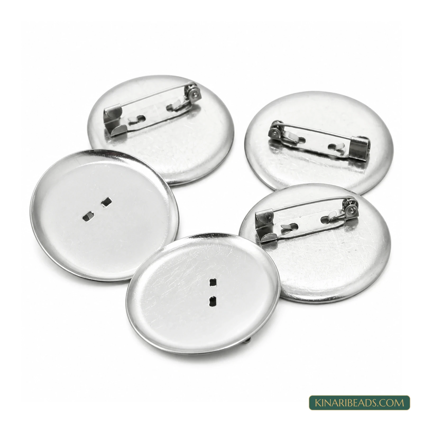 Metal Brooch Pin Base Fittings – 20 Pack product image