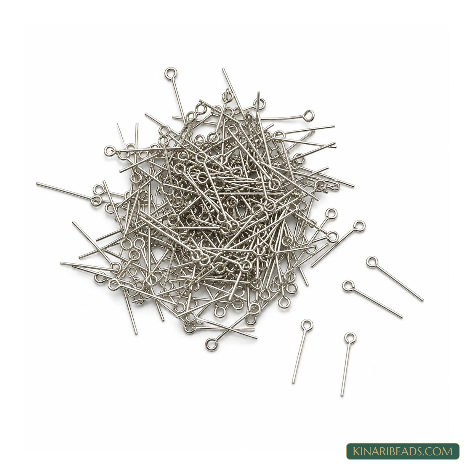 Metal Eye Pins 22mm – 100g Pack