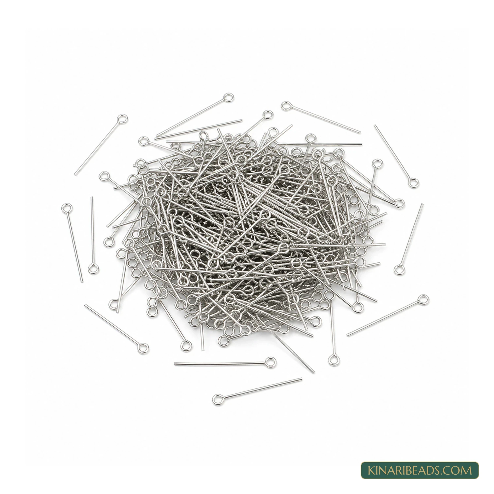 Metal Eye Pins 35mm – 100g Pack