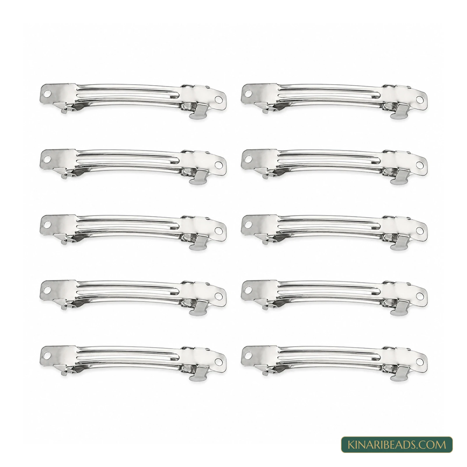 Metal Hair Barrette Clips – 10 Pack product image