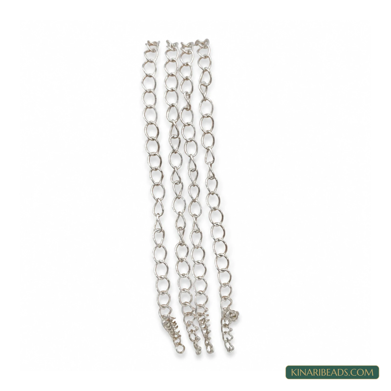 Metal Jewellery Chain – 4×3mm, 5m - Silver colour