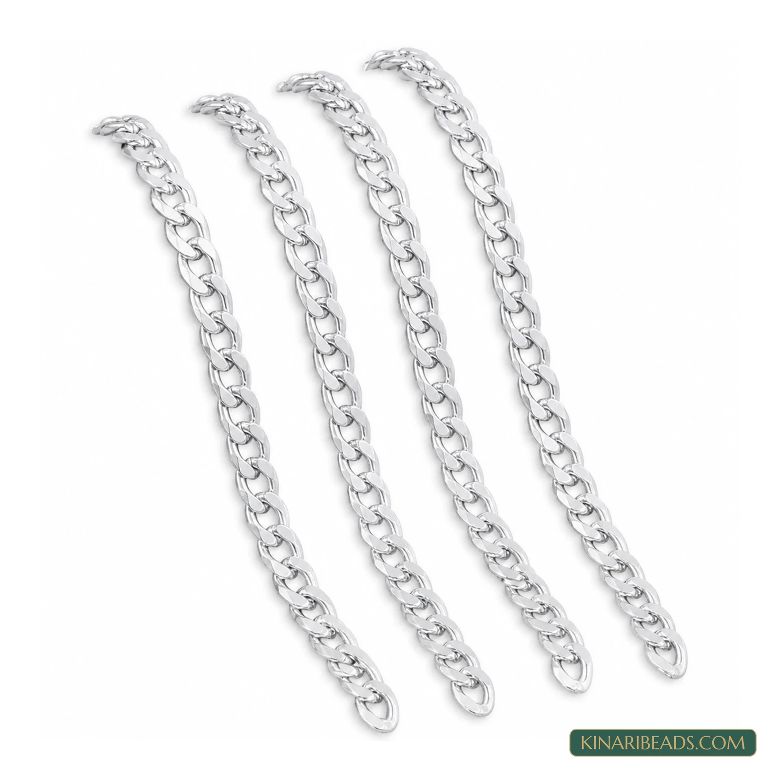 Premium Silver Link Chain – 8×6mm, 100g