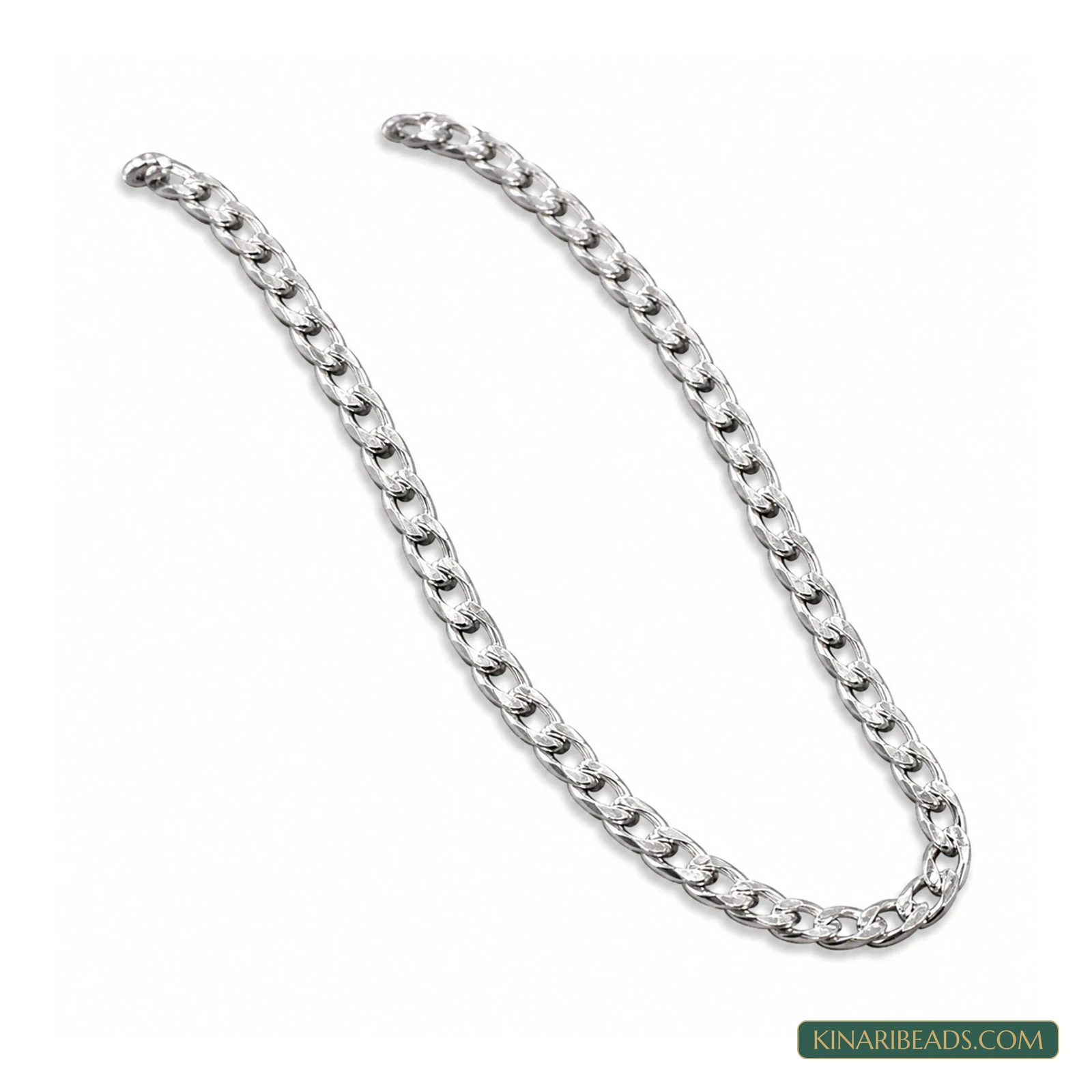 Silver Aluminium Chain – 5×3mm, 5m