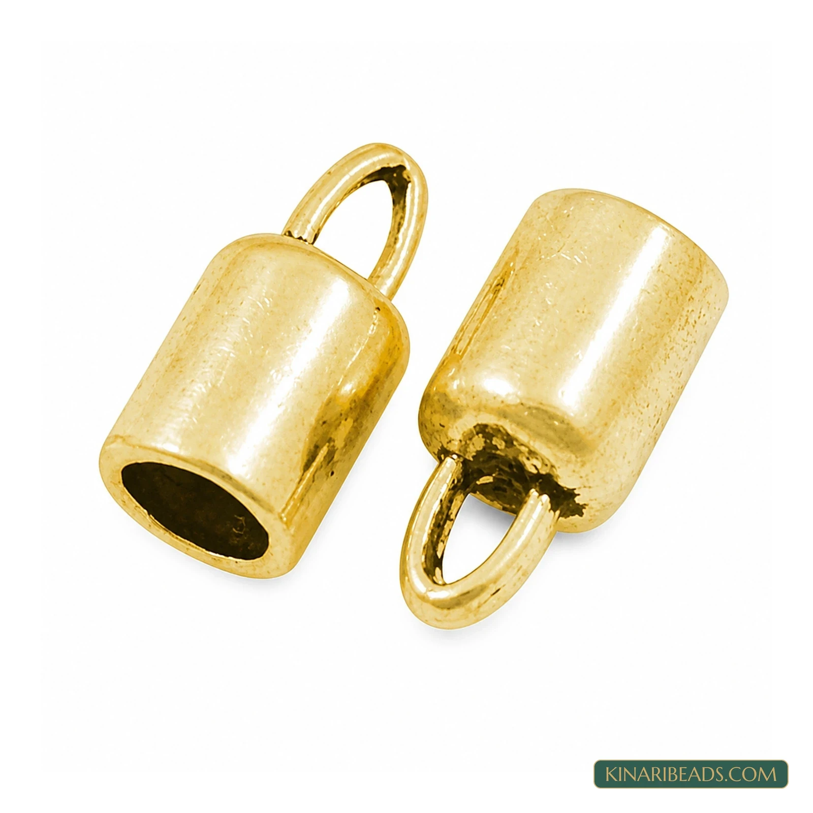 Tibetan-Style Glue-In Cord End Caps – 14×6mm