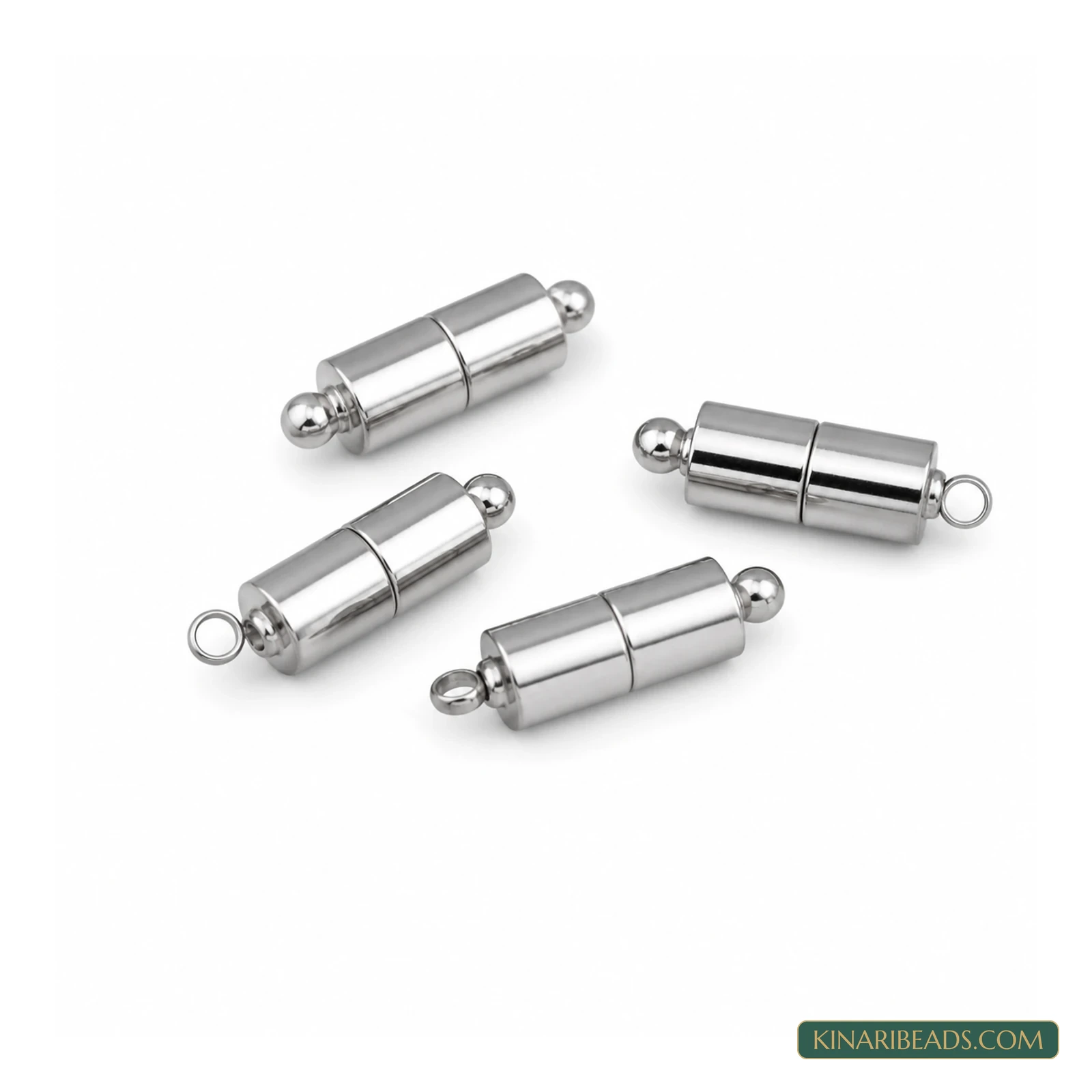 Tube Magnetic Jewellery Clasp Connectors 20x6mm – 5 Pcs