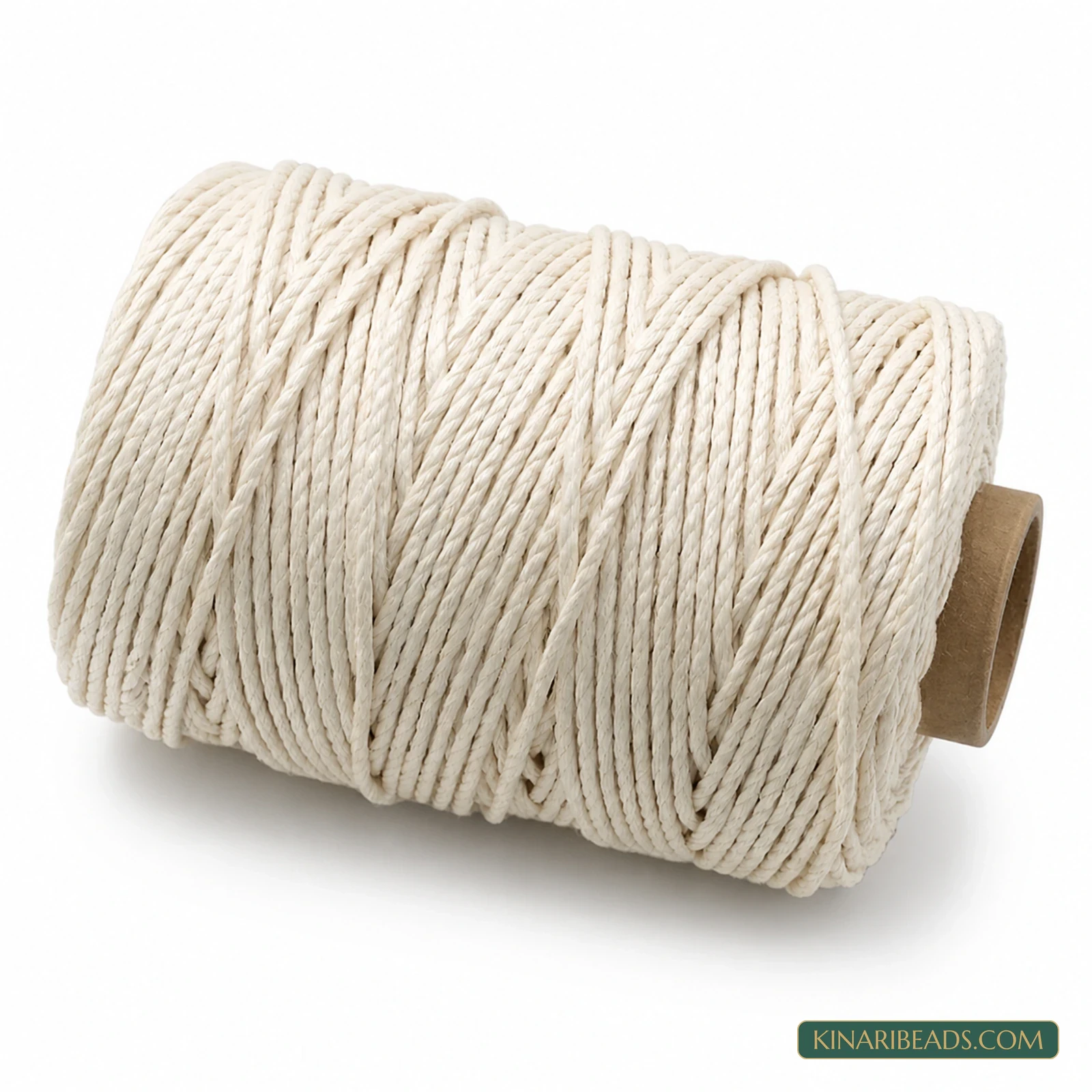 White Hemp Cord – 100m Spool product image